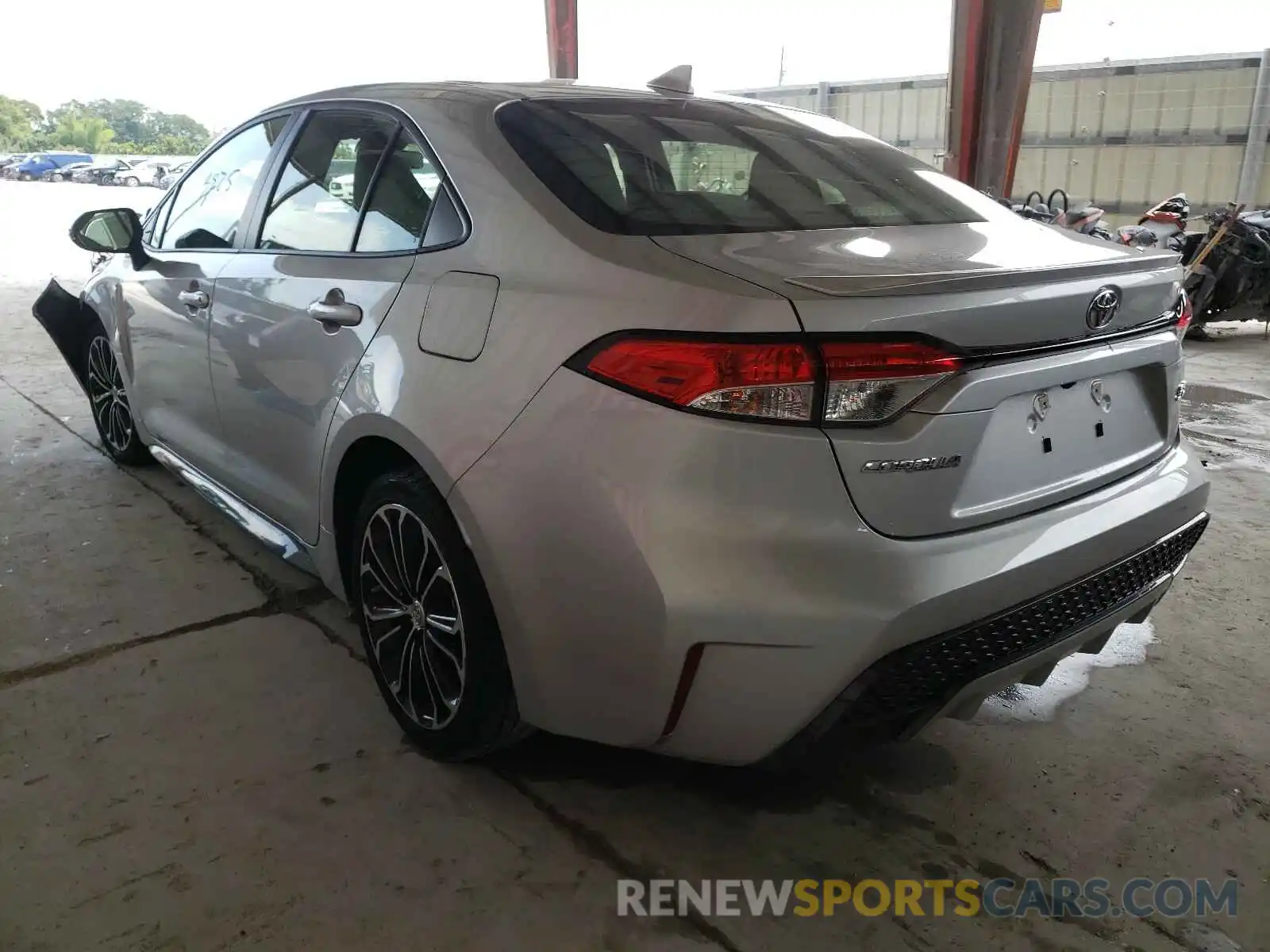 3 Photograph of a damaged car JTDS4MCE4MJ053893 TOYOTA COROLLA 2021