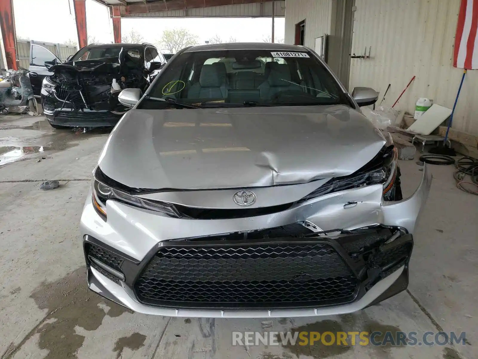 9 Photograph of a damaged car JTDS4MCE4MJ053893 TOYOTA COROLLA 2021