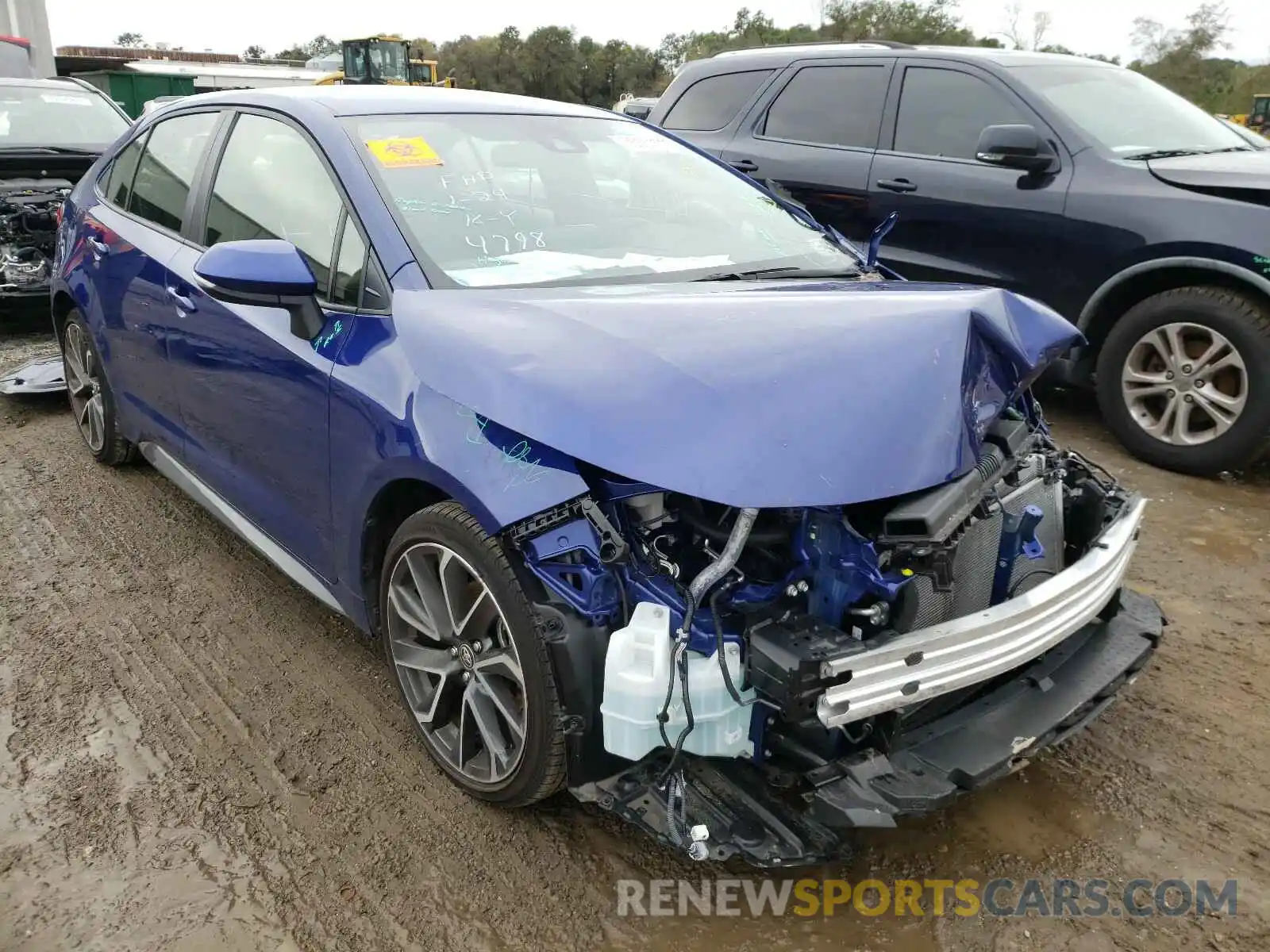 1 Photograph of a damaged car JTDS4MCE4MJ054798 TOYOTA COROLLA 2021