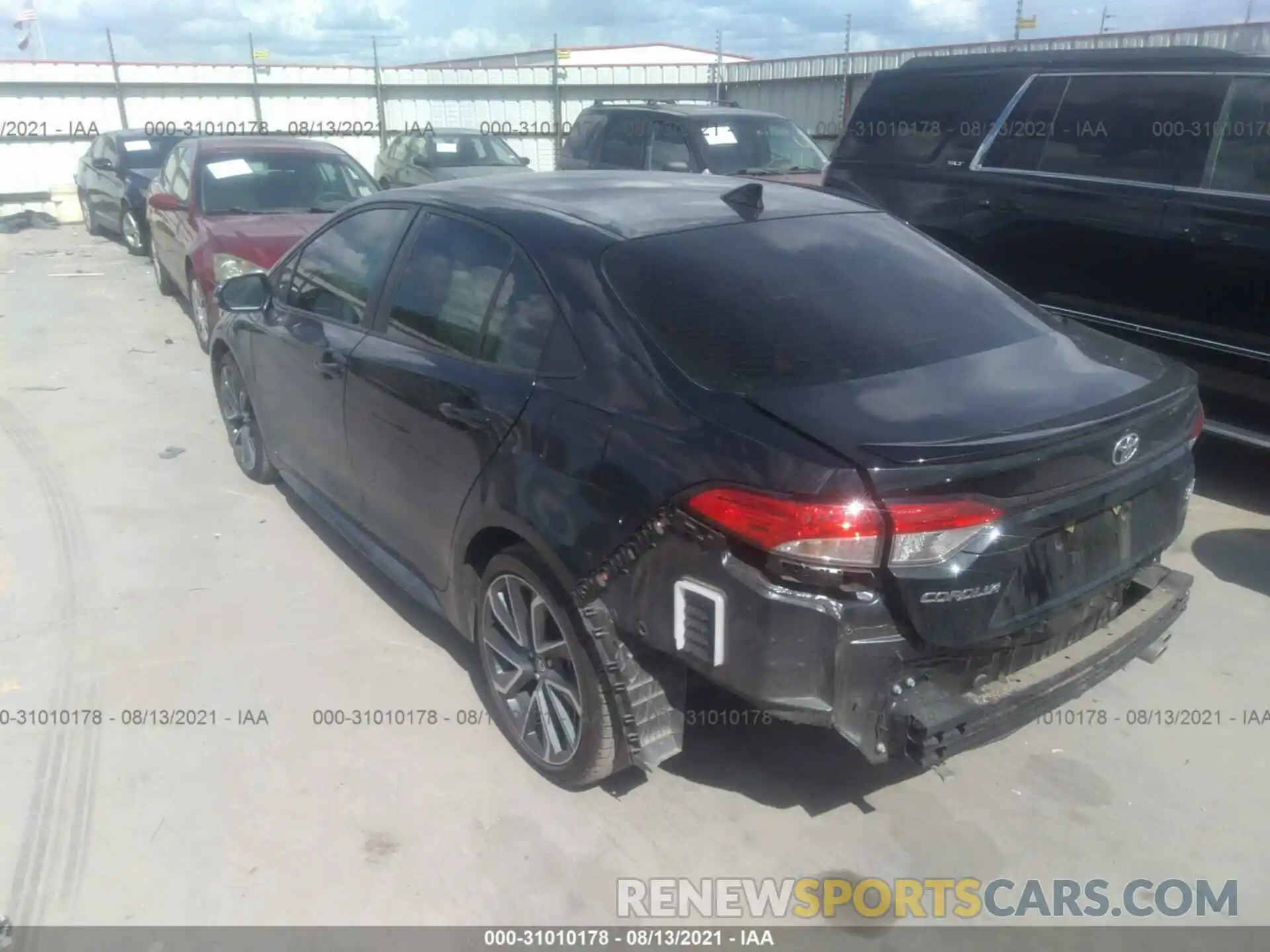 3 Photograph of a damaged car JTDS4MCE4MJ055773 TOYOTA COROLLA 2021