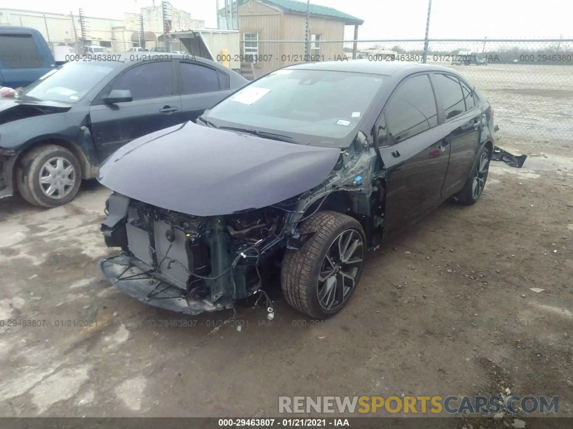 2 Photograph of a damaged car JTDS4MCE4MJ056275 TOYOTA COROLLA 2021