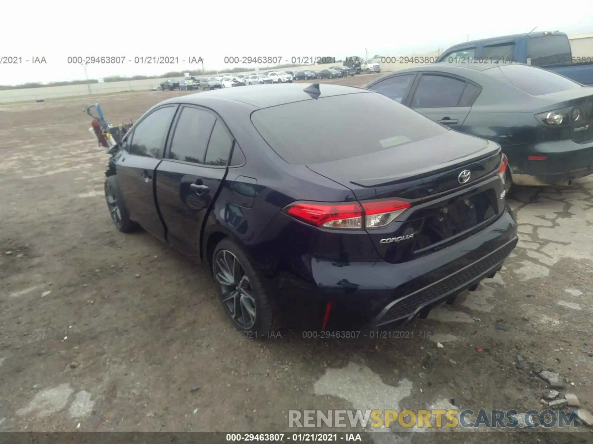 3 Photograph of a damaged car JTDS4MCE4MJ056275 TOYOTA COROLLA 2021