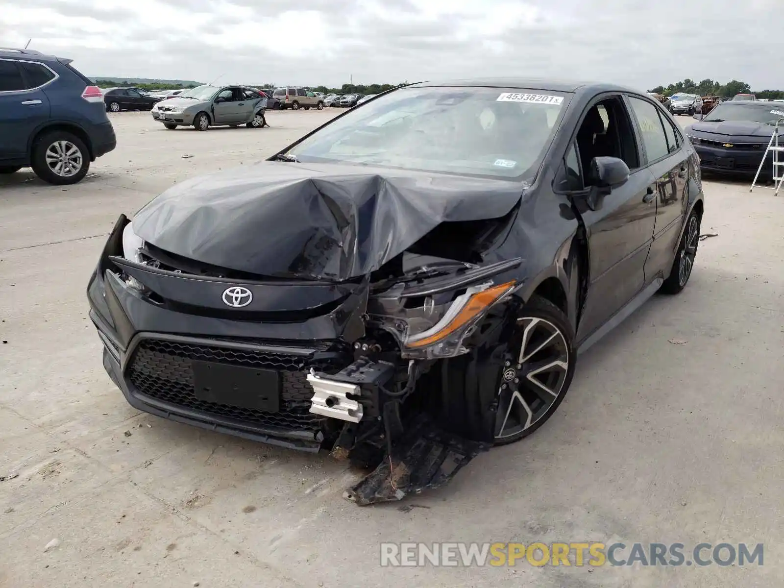 2 Photograph of a damaged car JTDS4MCE4MJ057328 TOYOTA COROLLA 2021