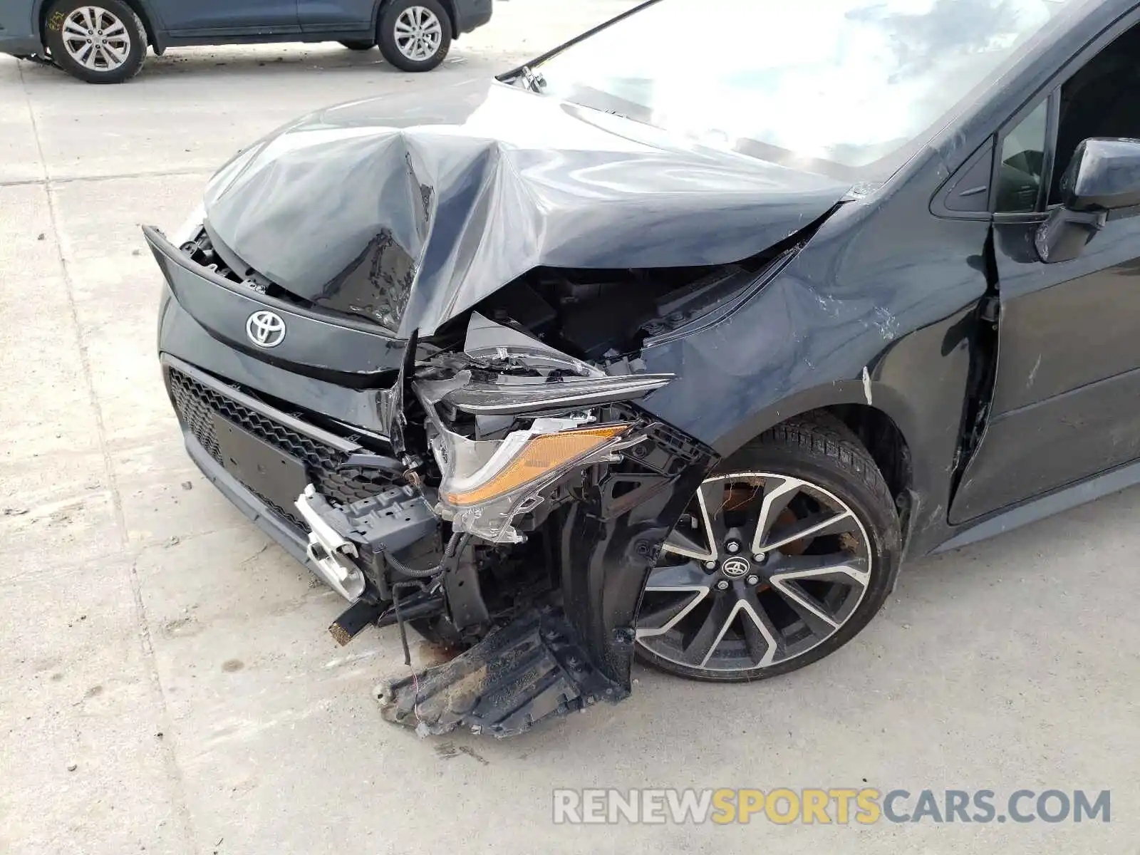 9 Photograph of a damaged car JTDS4MCE4MJ057328 TOYOTA COROLLA 2021