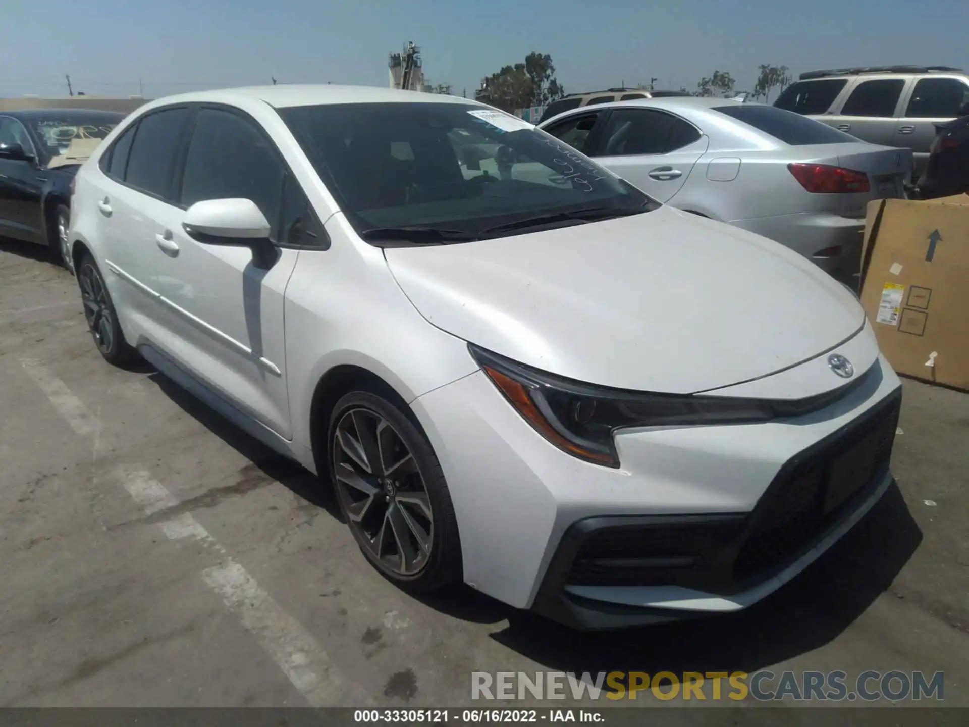 1 Photograph of a damaged car JTDS4MCE4MJ057362 TOYOTA COROLLA 2021