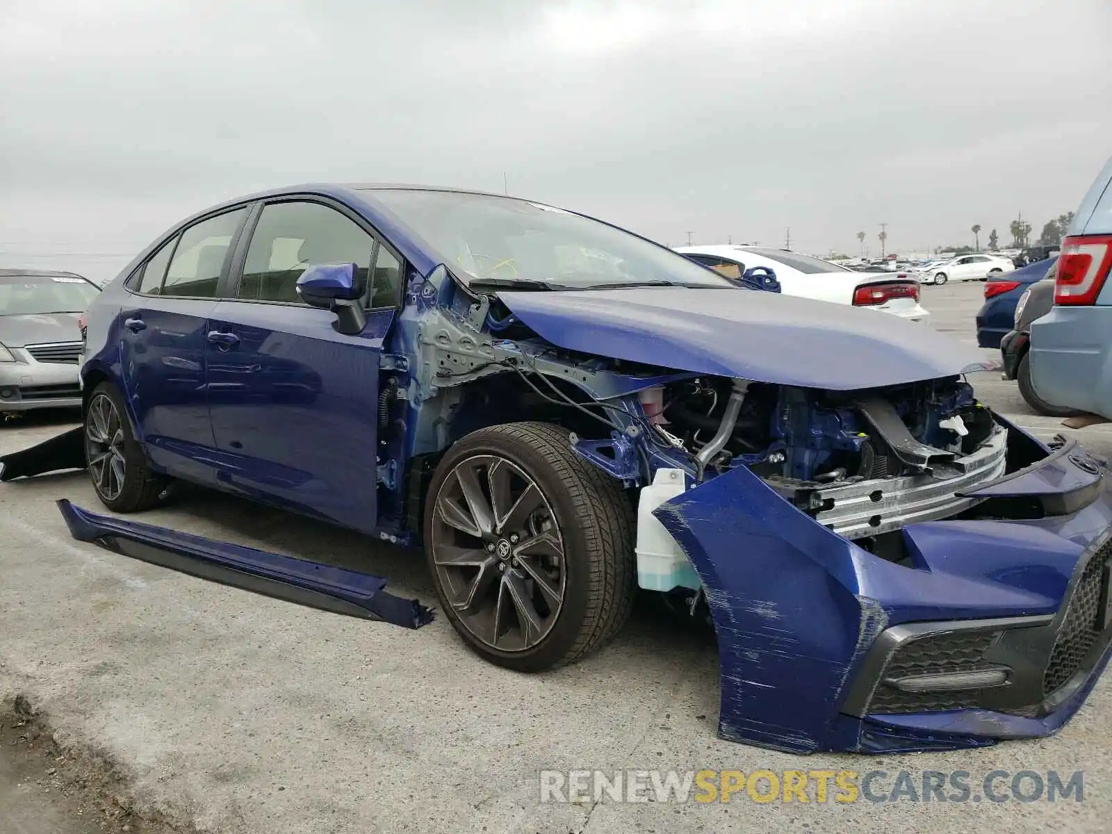 1 Photograph of a damaged car JTDS4MCE4MJ058088 TOYOTA COROLLA 2021