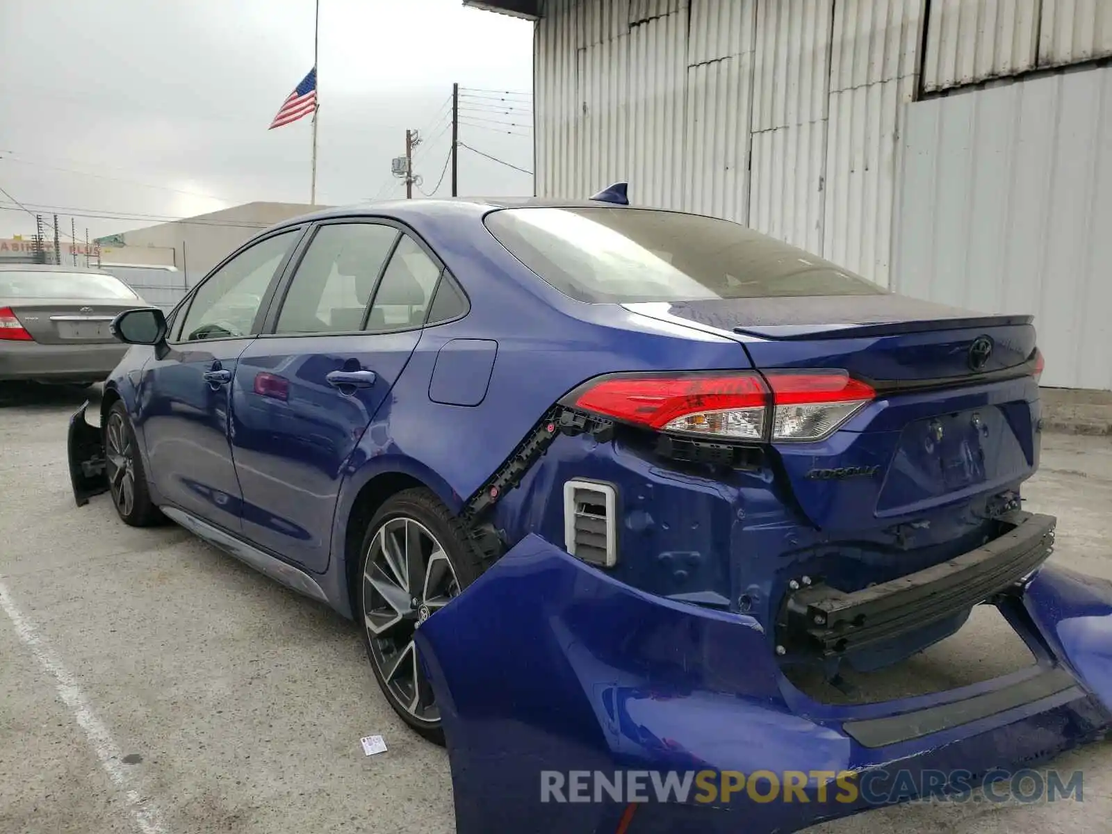 3 Photograph of a damaged car JTDS4MCE4MJ058088 TOYOTA COROLLA 2021