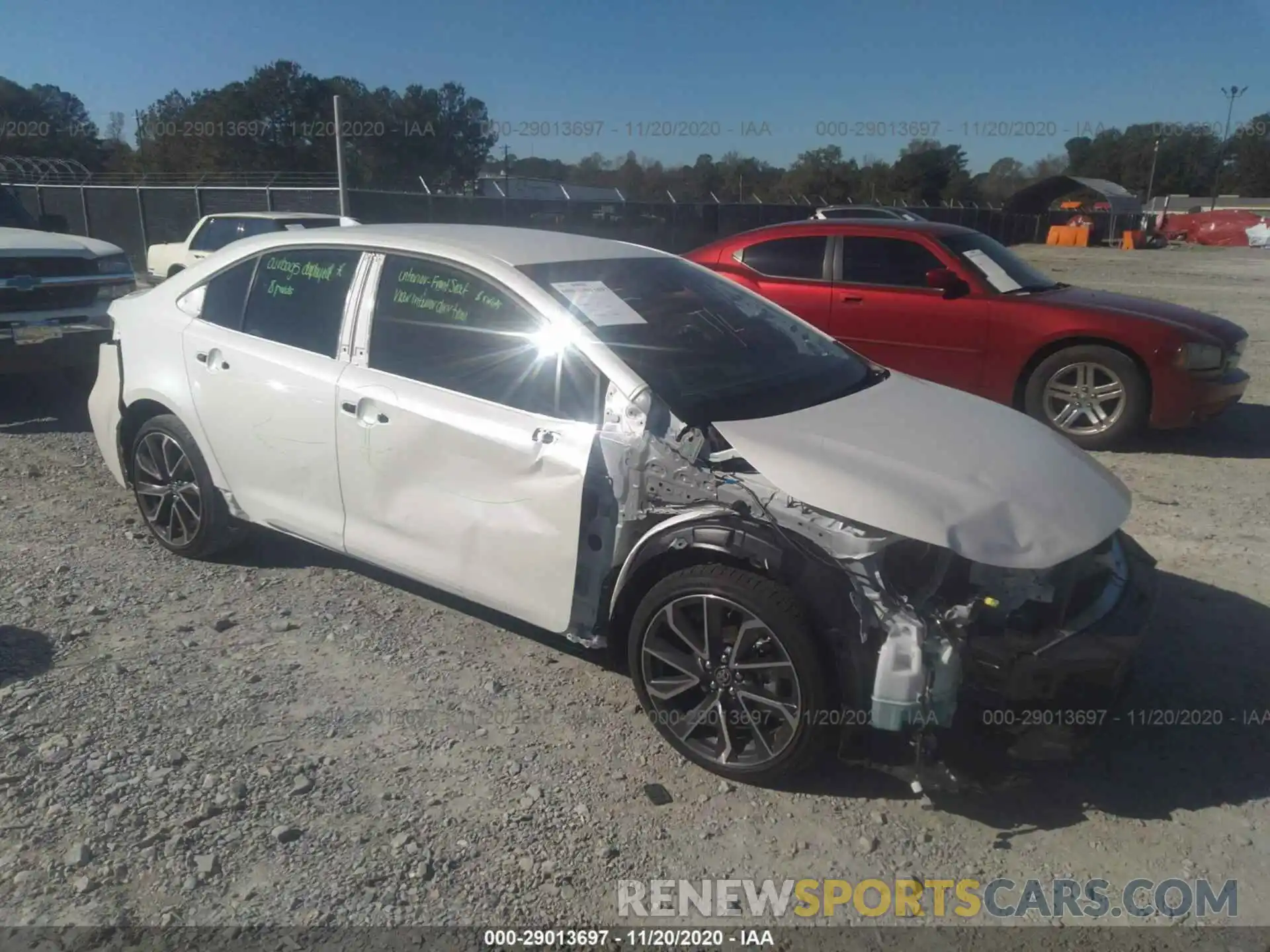 1 Photograph of a damaged car JTDS4MCE4MJ058270 TOYOTA COROLLA 2021