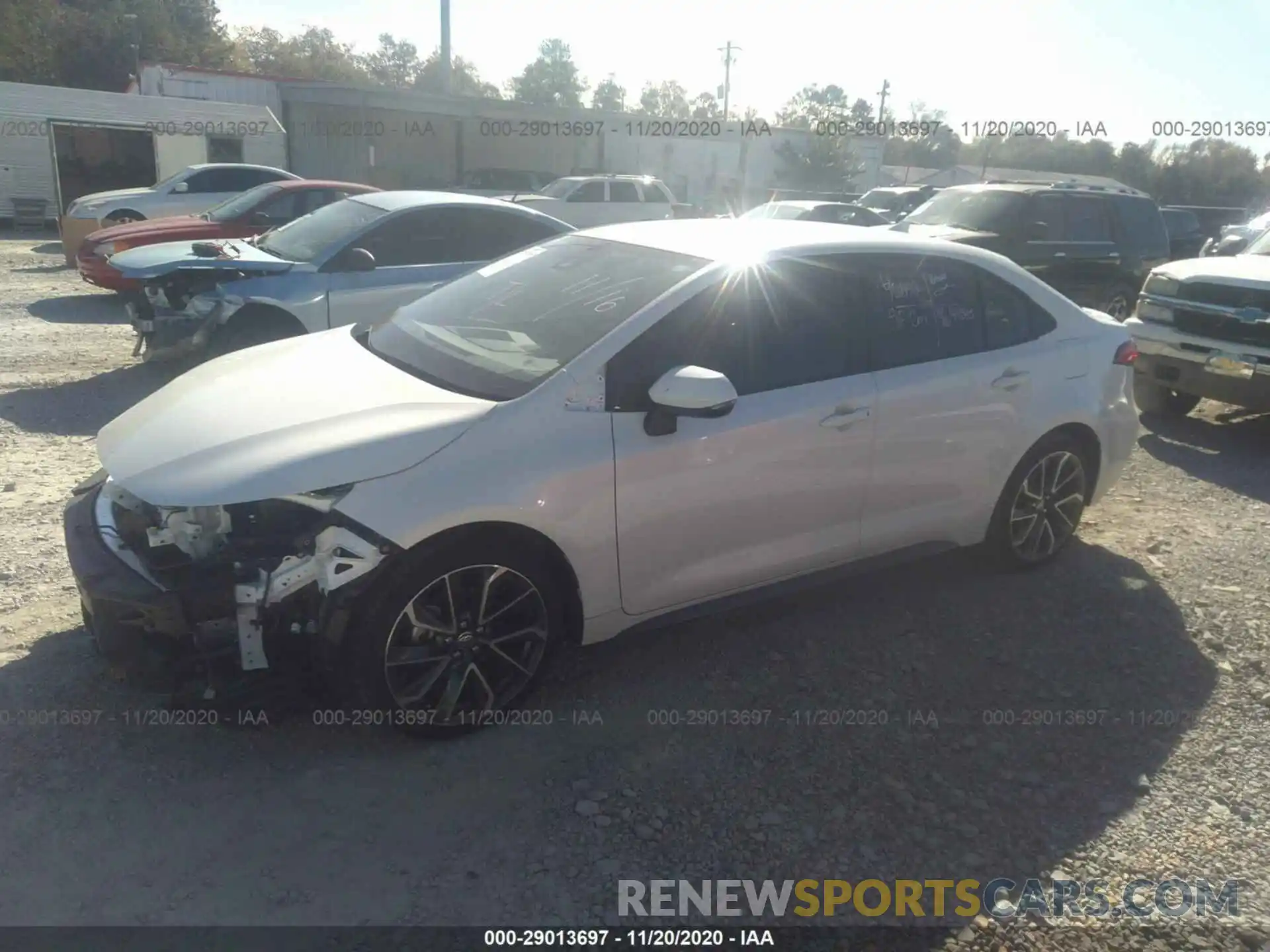 2 Photograph of a damaged car JTDS4MCE4MJ058270 TOYOTA COROLLA 2021