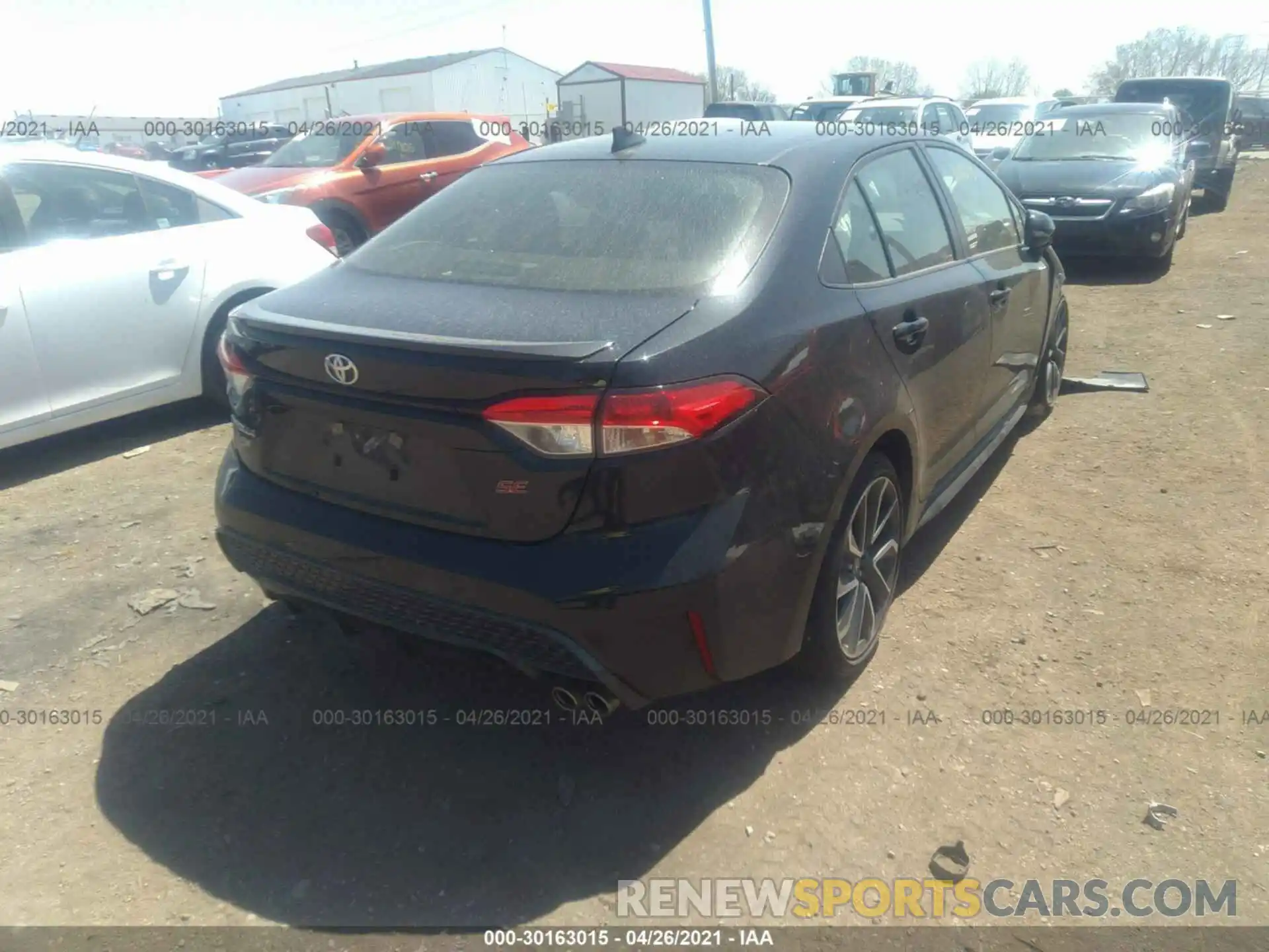 4 Photograph of a damaged car JTDS4MCE4MJ058639 TOYOTA COROLLA 2021