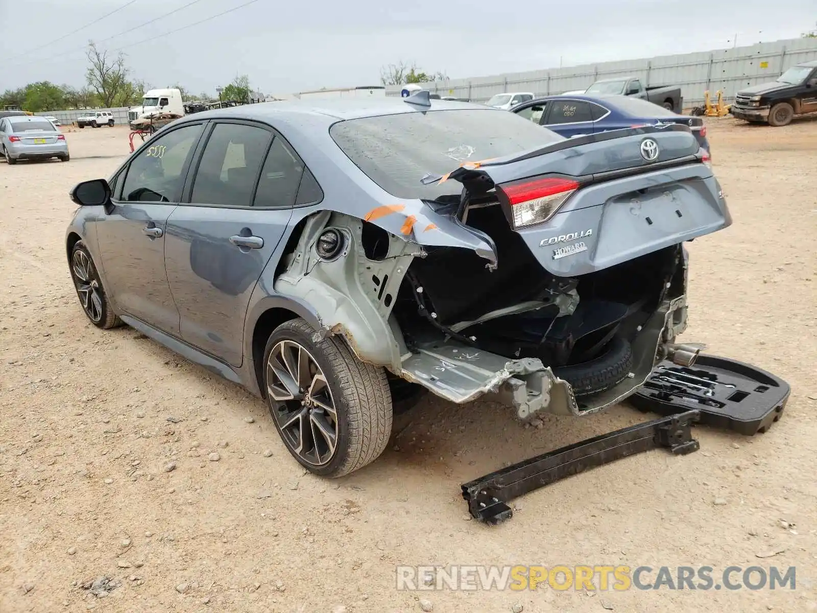 3 Photograph of a damaged car JTDS4MCE4MJ059855 TOYOTA COROLLA 2021