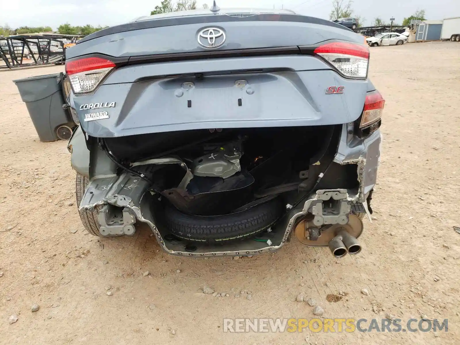 9 Photograph of a damaged car JTDS4MCE4MJ059855 TOYOTA COROLLA 2021