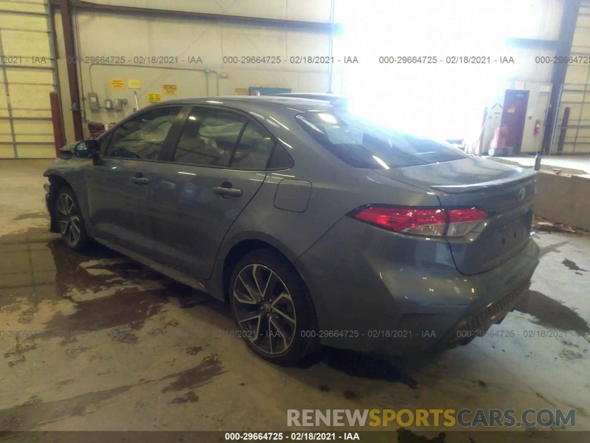 3 Photograph of a damaged car JTDS4MCE4MJ060455 TOYOTA COROLLA 2021