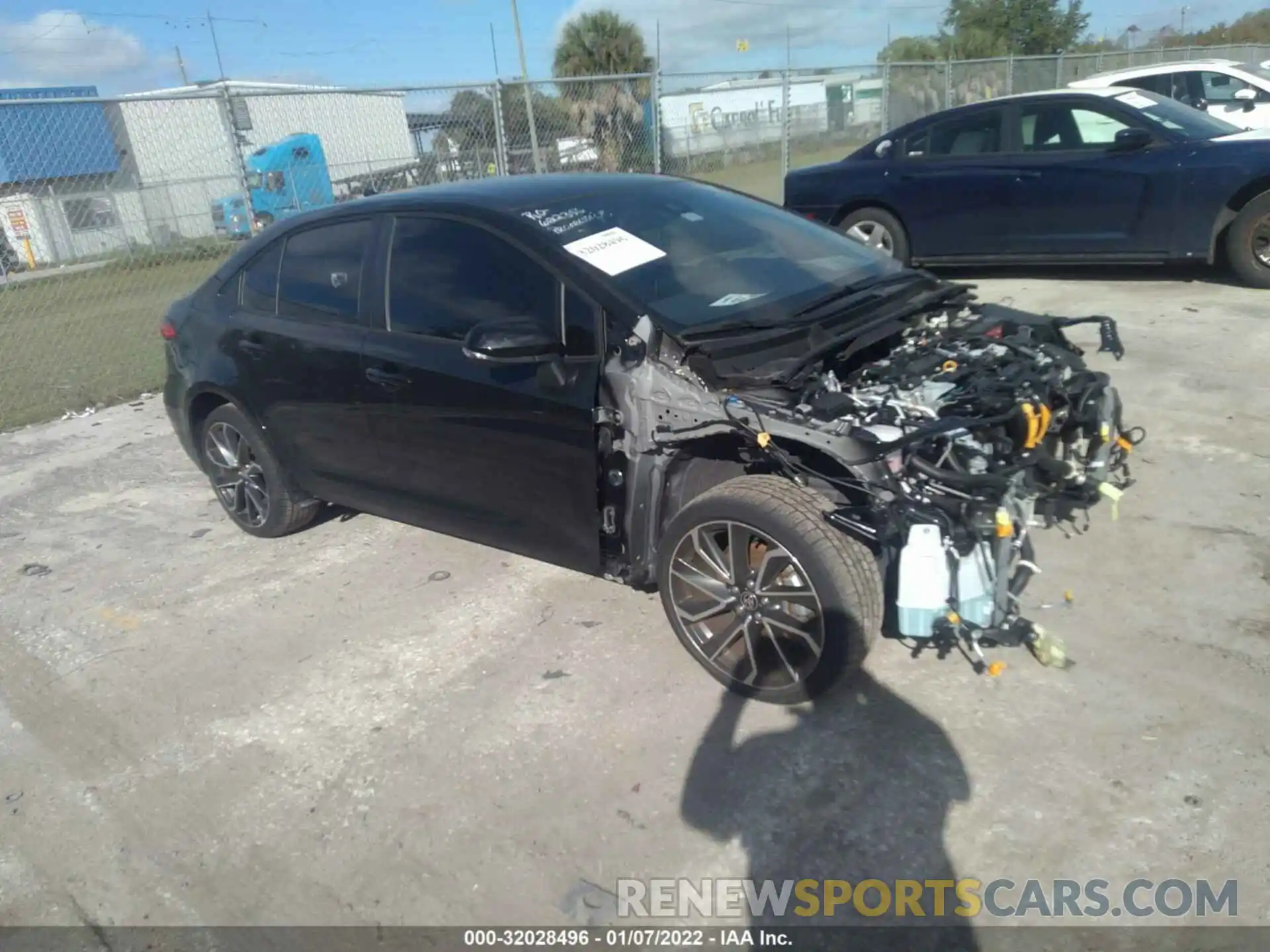 1 Photograph of a damaged car JTDS4MCE4MJ061248 TOYOTA COROLLA 2021