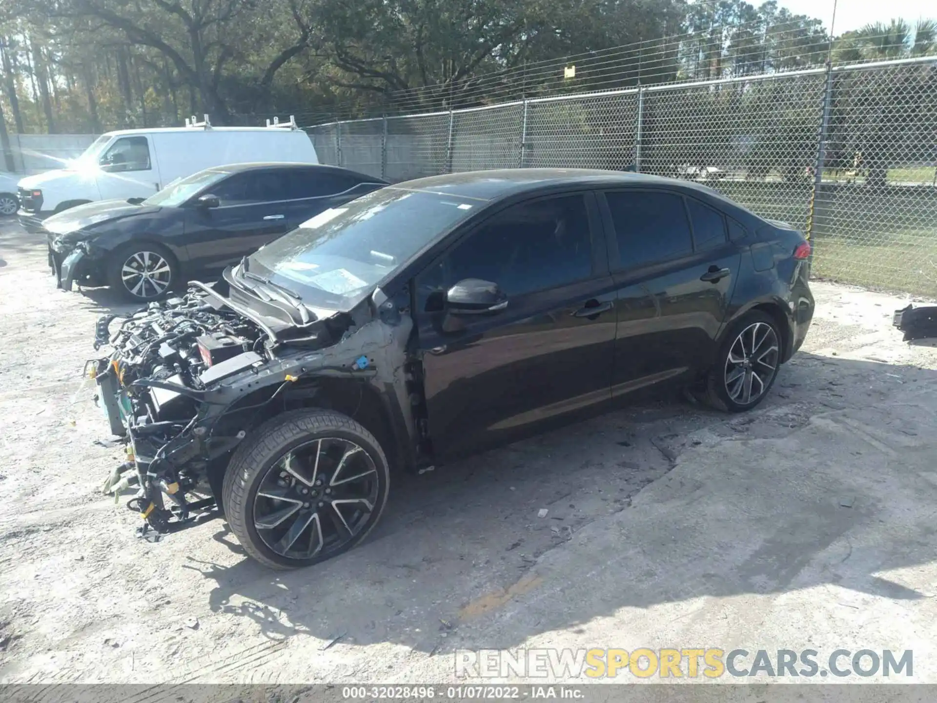 2 Photograph of a damaged car JTDS4MCE4MJ061248 TOYOTA COROLLA 2021