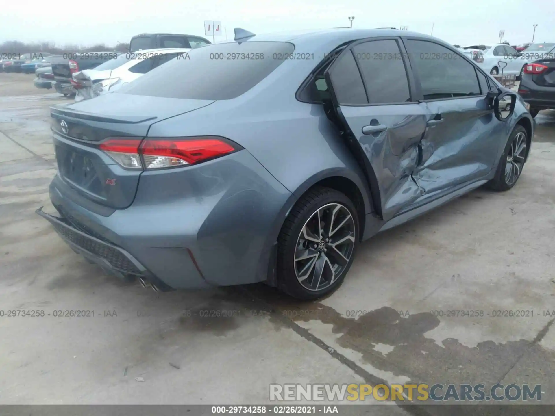 4 Photograph of a damaged car JTDS4MCE4MJ061699 TOYOTA COROLLA 2021