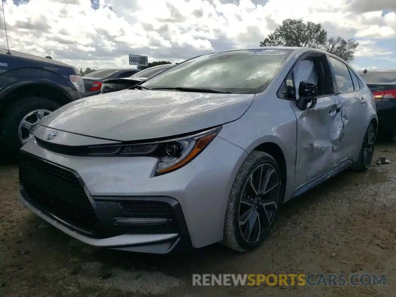 2 Photograph of a damaged car JTDS4MCE4MJ061749 TOYOTA COROLLA 2021