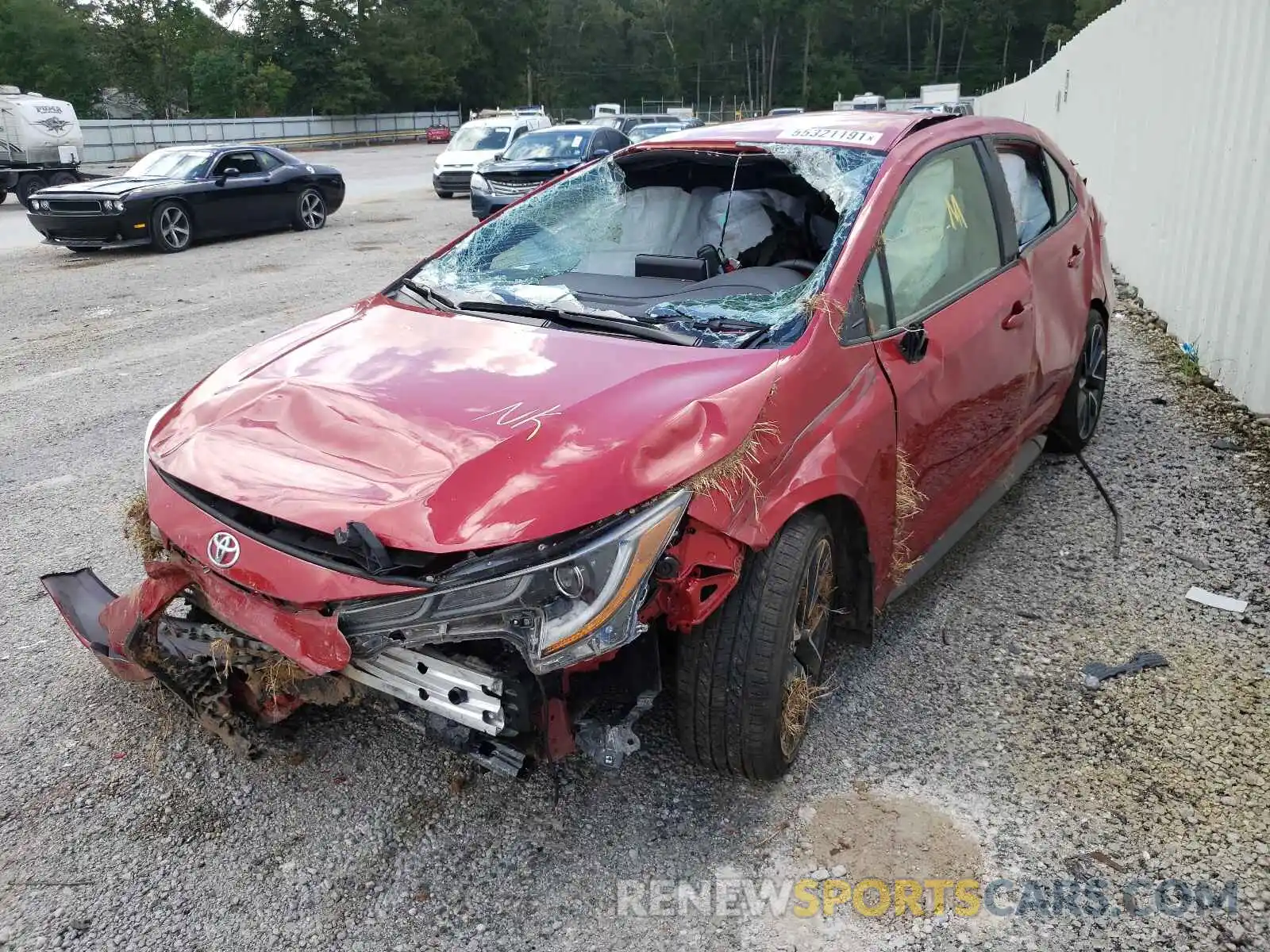 2 Photograph of a damaged car JTDS4MCE4MJ062268 TOYOTA COROLLA 2021