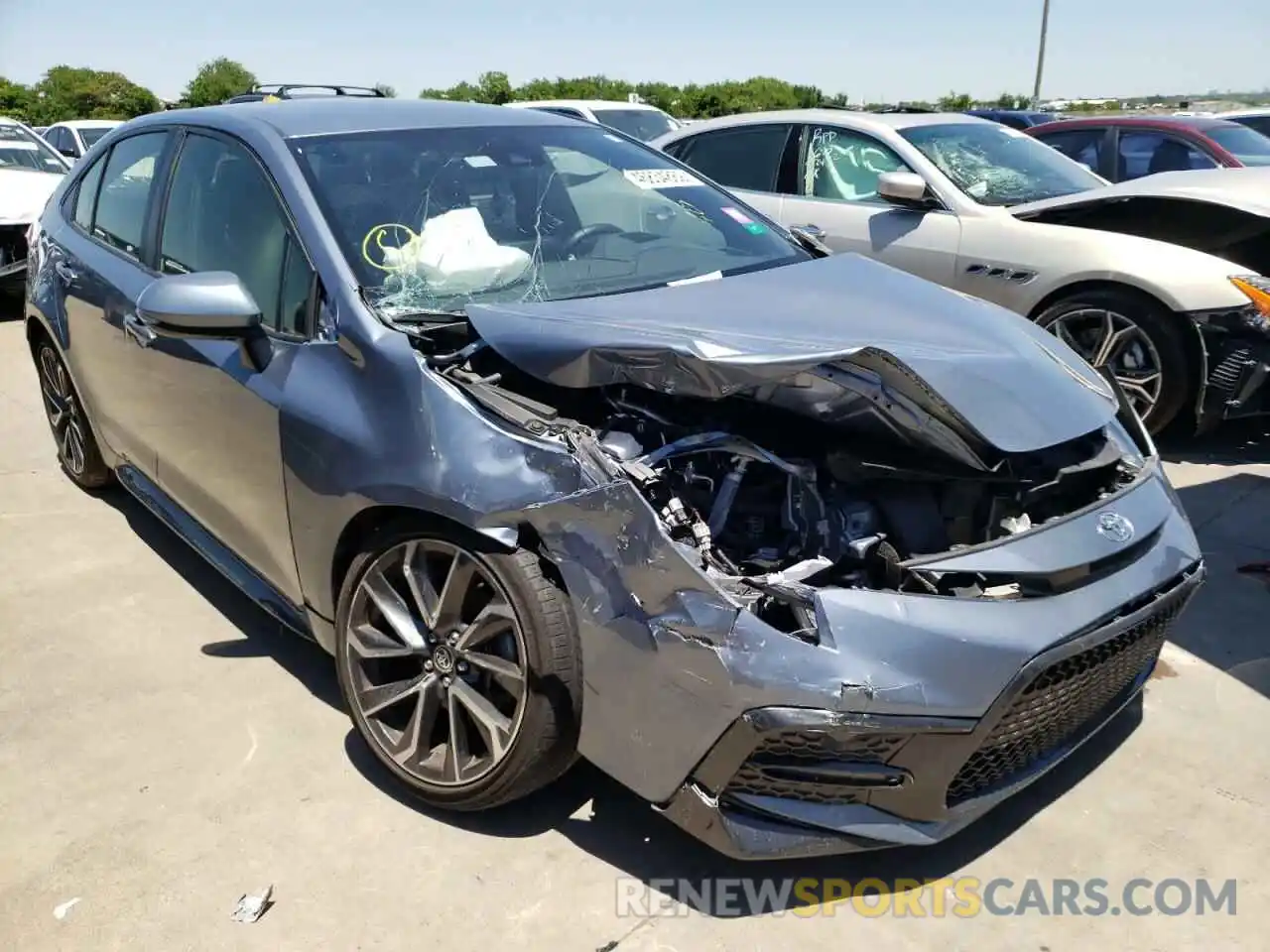 1 Photograph of a damaged car JTDS4MCE4MJ063758 TOYOTA COROLLA 2021