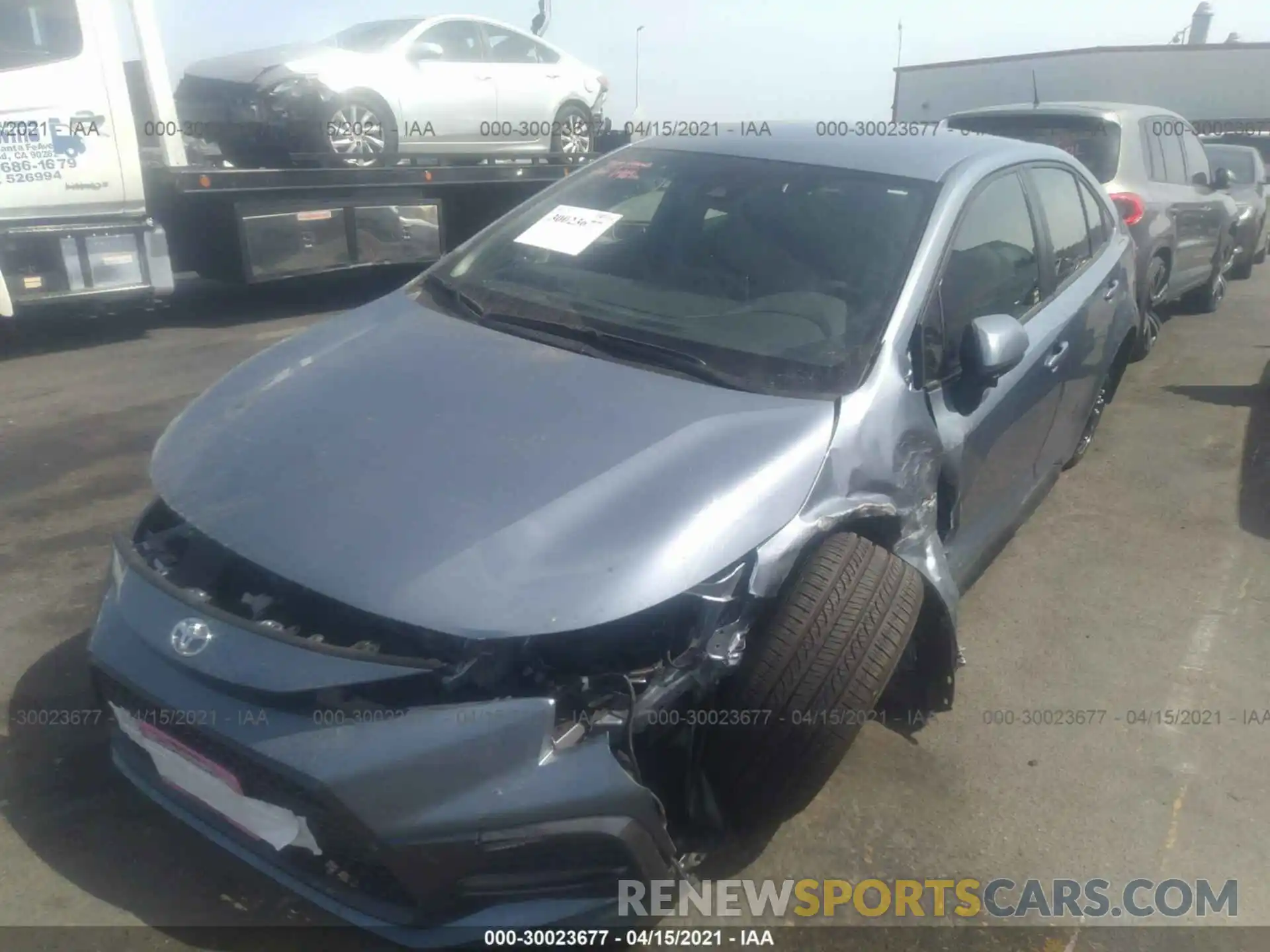 6 Photograph of a damaged car JTDS4MCE4MJ064148 TOYOTA COROLLA 2021