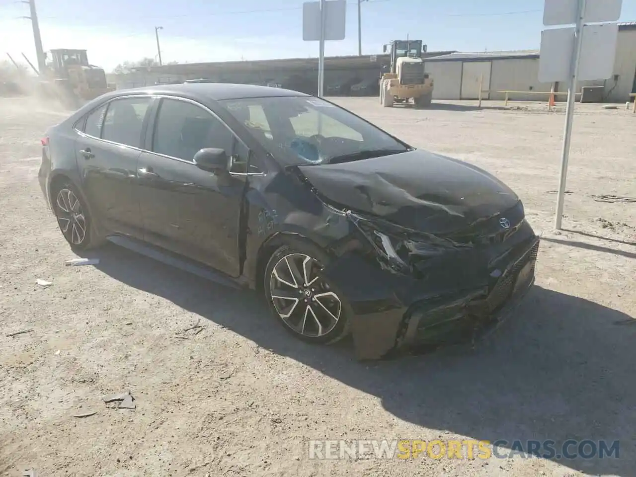 1 Photograph of a damaged car JTDS4MCE4MJ064442 TOYOTA COROLLA 2021