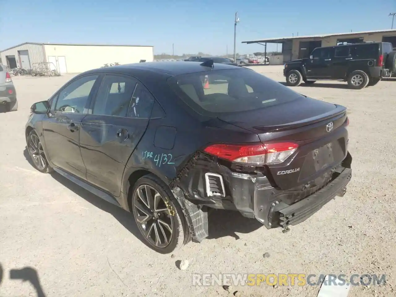 3 Photograph of a damaged car JTDS4MCE4MJ064442 TOYOTA COROLLA 2021