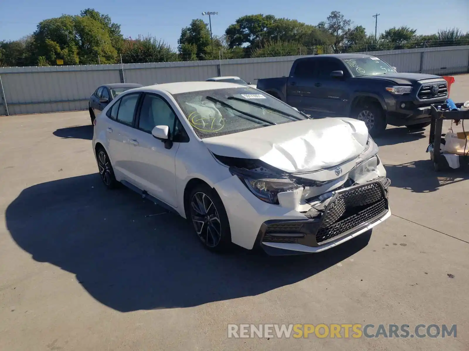 1 Photograph of a damaged car JTDS4MCE4MJ065302 TOYOTA COROLLA 2021