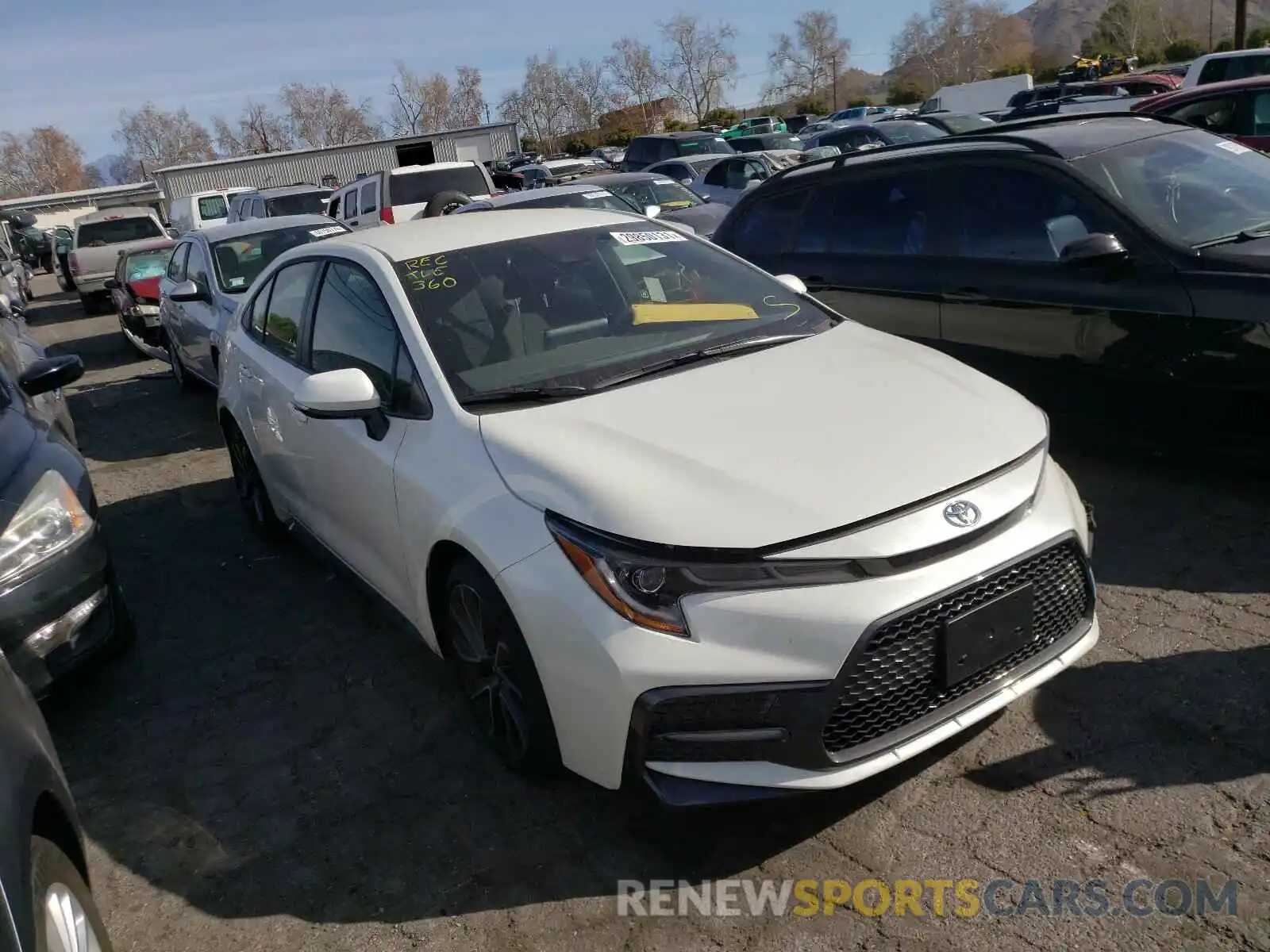 1 Photograph of a damaged car JTDS4MCE4MJ066840 TOYOTA COROLLA 2021