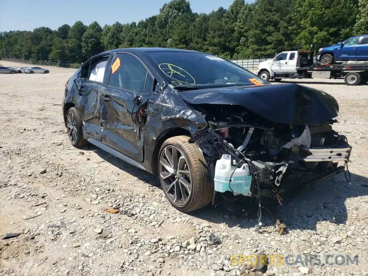 1 Photograph of a damaged car JTDS4MCE4MJ067938 TOYOTA COROLLA 2021