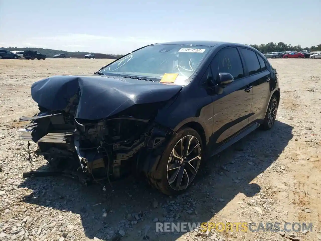 2 Photograph of a damaged car JTDS4MCE4MJ067938 TOYOTA COROLLA 2021