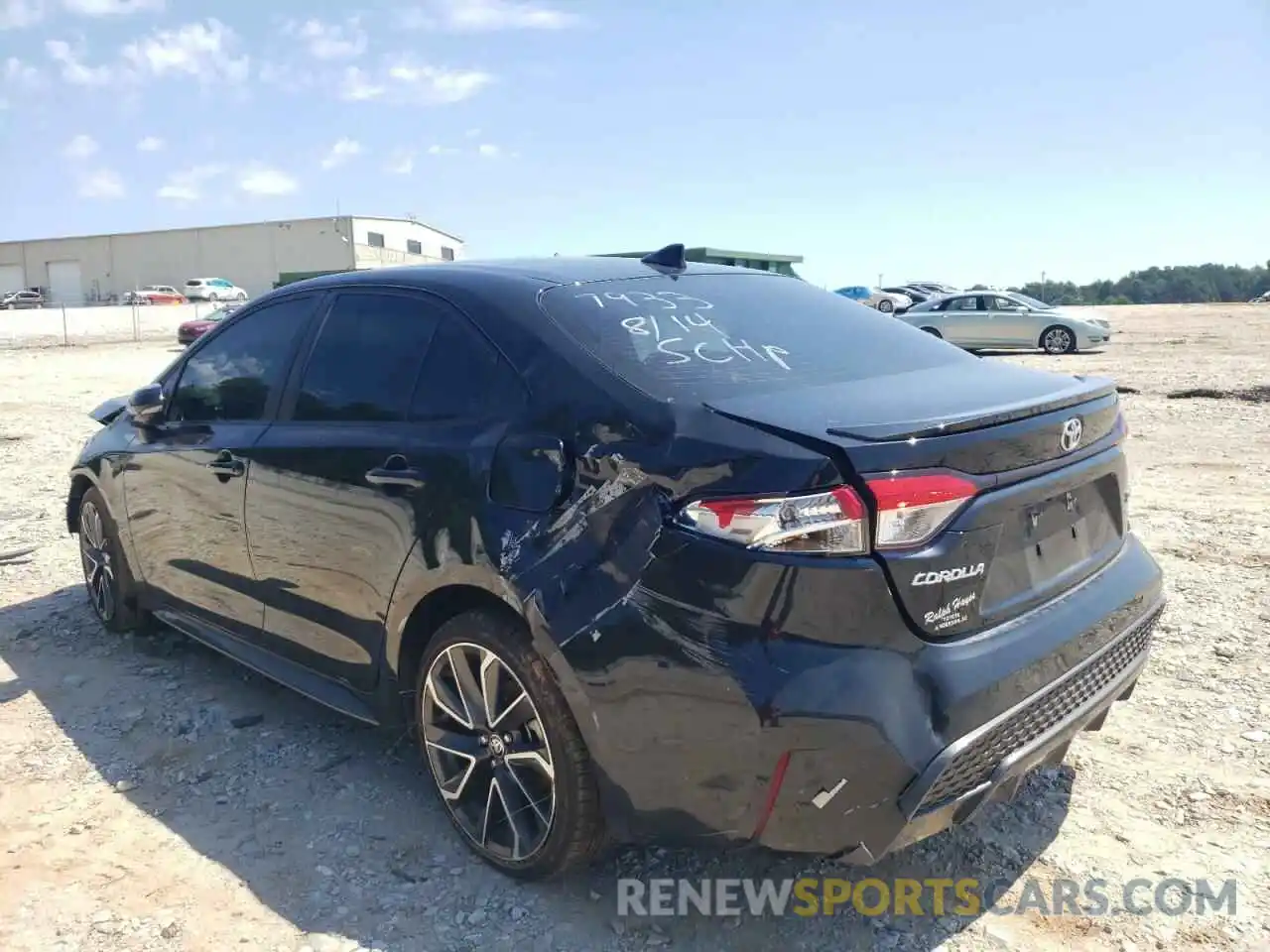 3 Photograph of a damaged car JTDS4MCE4MJ067938 TOYOTA COROLLA 2021