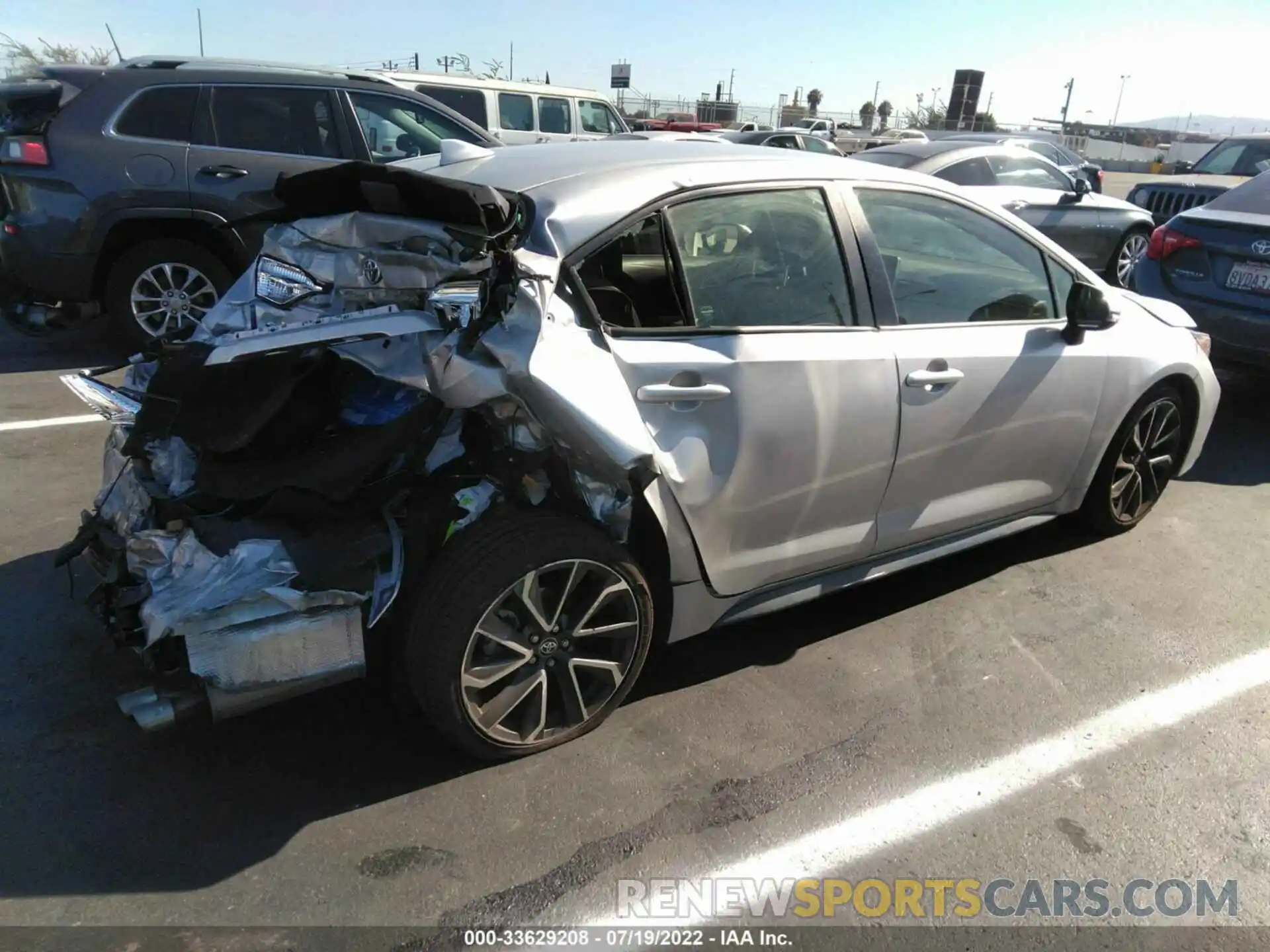 4 Photograph of a damaged car JTDS4MCE4MJ068247 TOYOTA COROLLA 2021