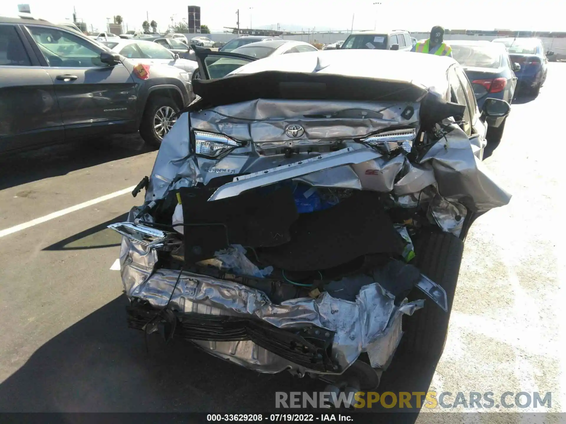 6 Photograph of a damaged car JTDS4MCE4MJ068247 TOYOTA COROLLA 2021