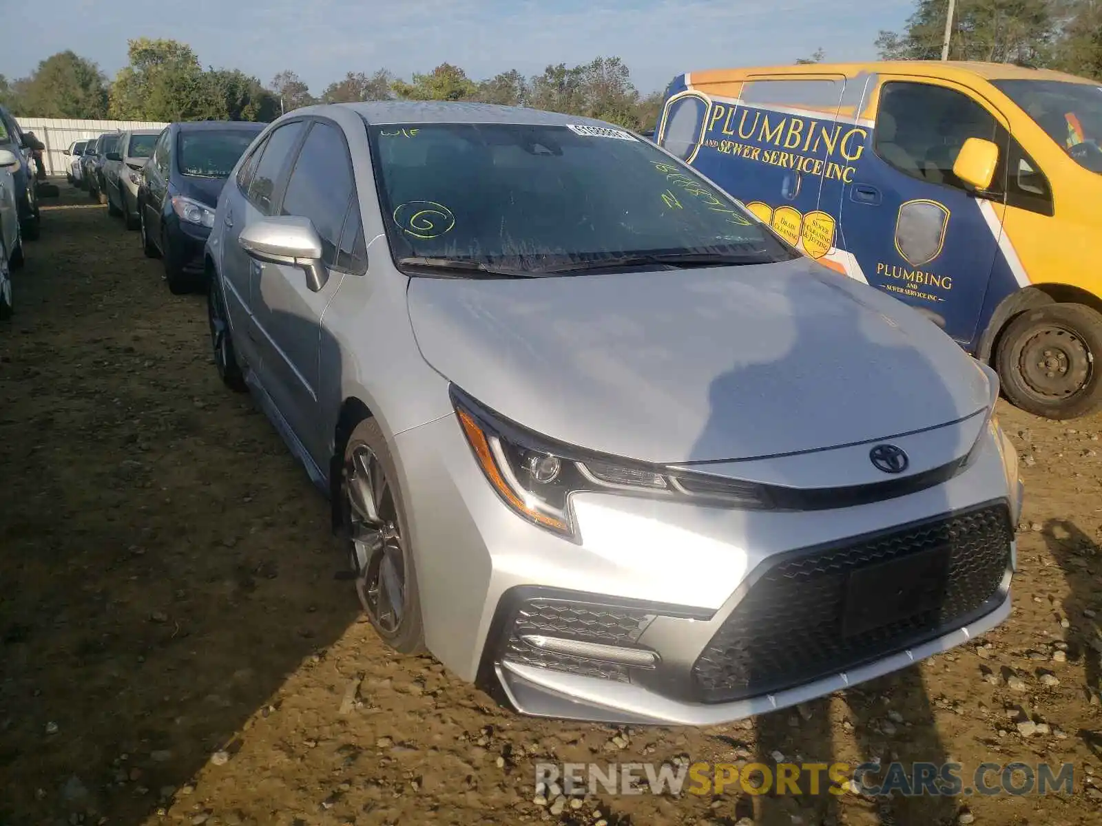 1 Photograph of a damaged car JTDS4MCE4MJ069494 TOYOTA COROLLA 2021