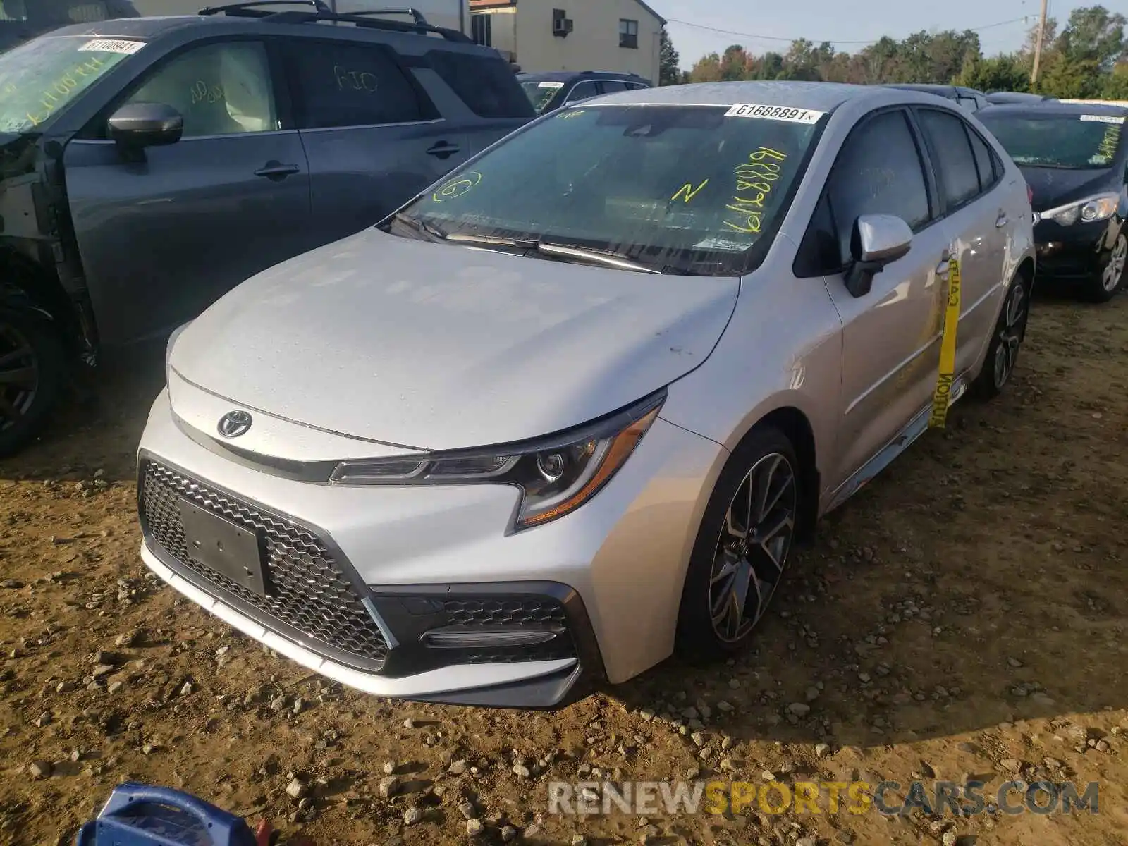 2 Photograph of a damaged car JTDS4MCE4MJ069494 TOYOTA COROLLA 2021