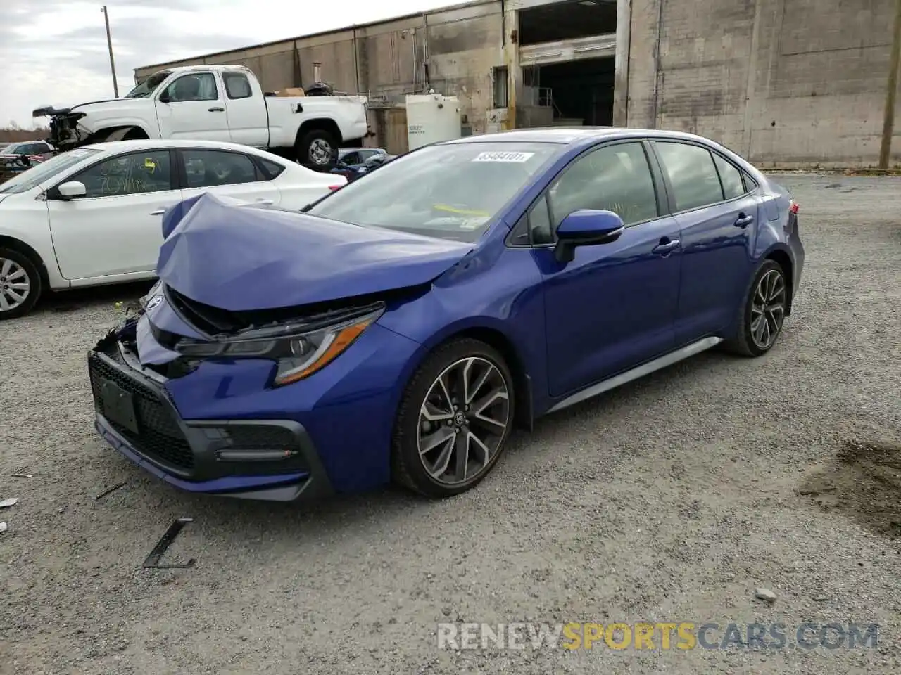 2 Photograph of a damaged car JTDS4MCE4MJ069723 TOYOTA COROLLA 2021