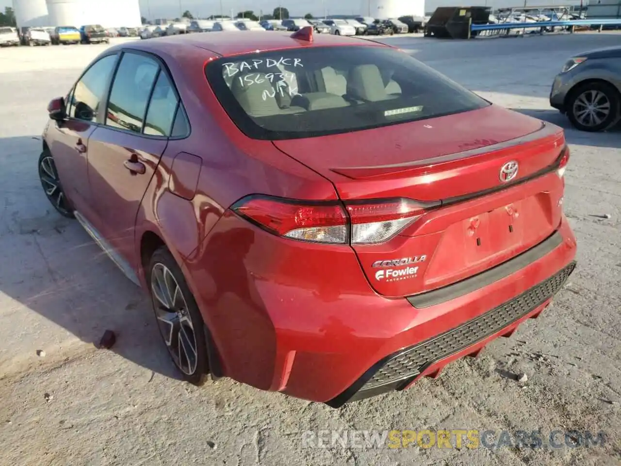 3 Photograph of a damaged car JTDS4MCE4MJ070354 TOYOTA COROLLA 2021