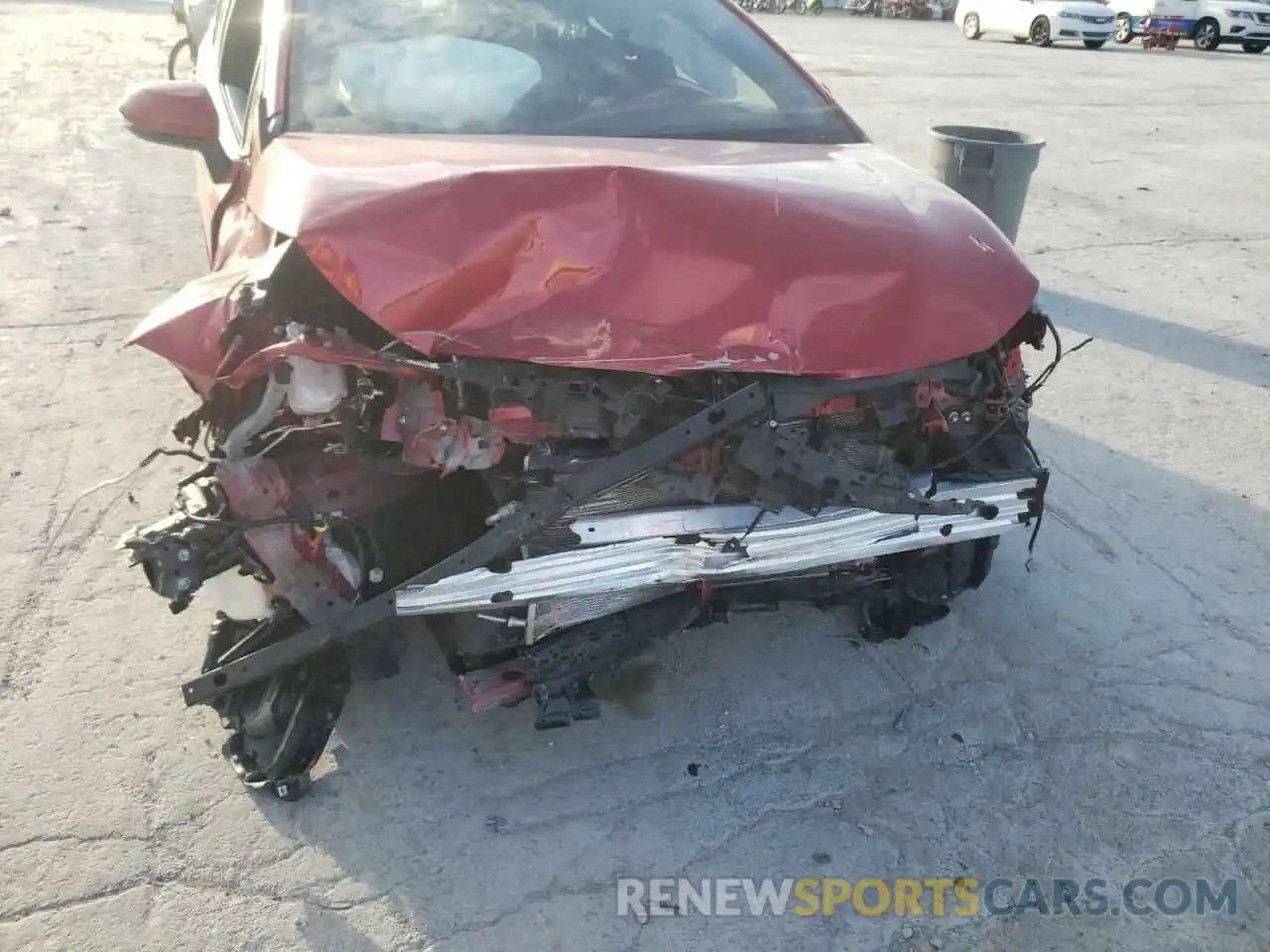 9 Photograph of a damaged car JTDS4MCE4MJ070354 TOYOTA COROLLA 2021