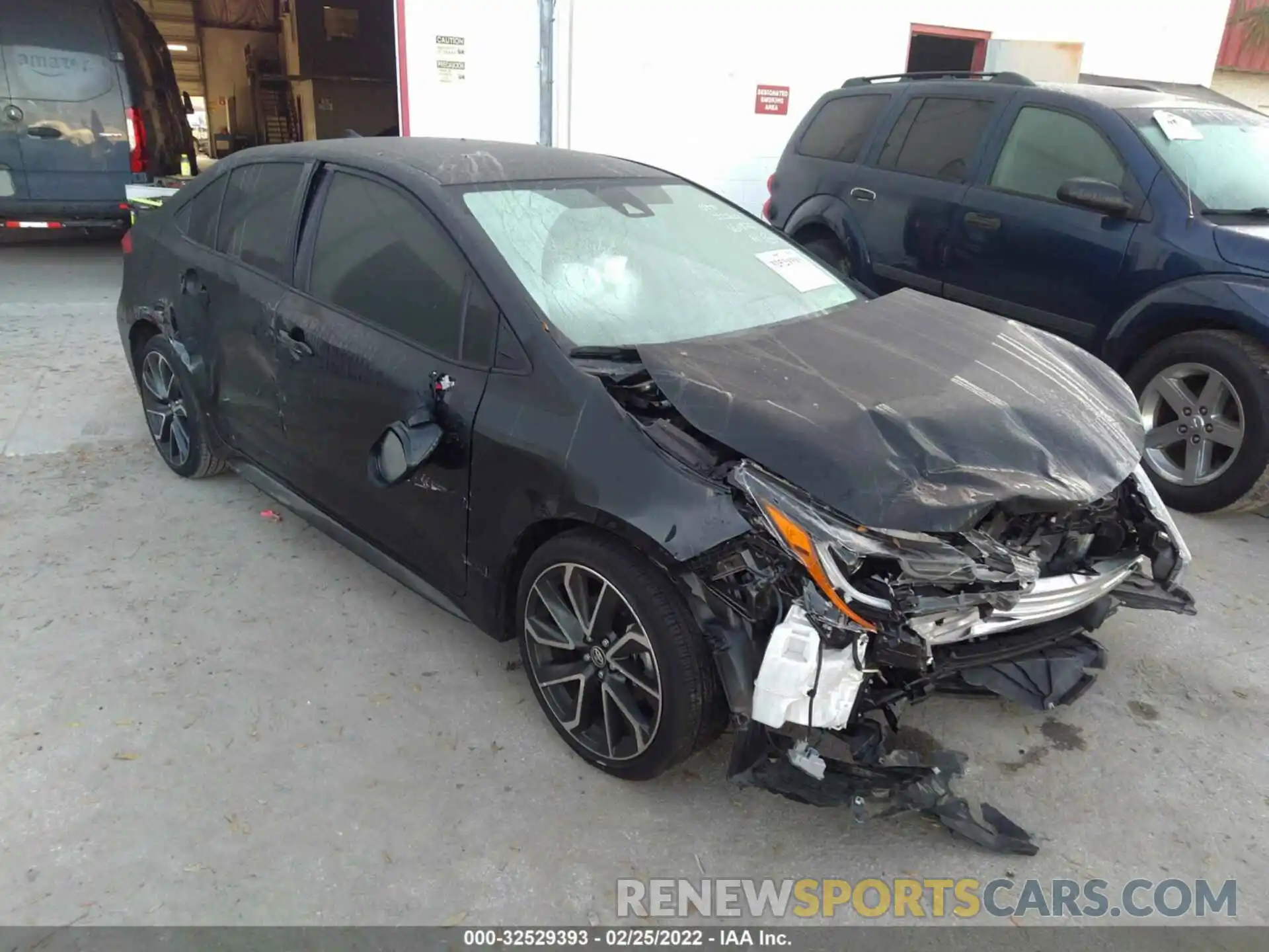 1 Photograph of a damaged car JTDS4MCE4MJ071066 TOYOTA COROLLA 2021