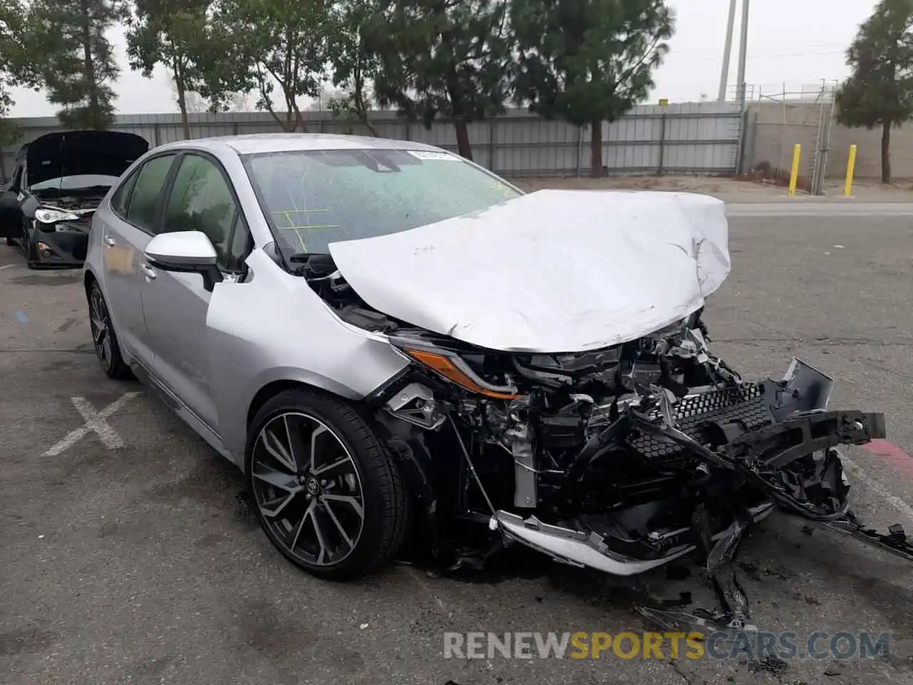 1 Photograph of a damaged car JTDS4MCE4MJ073321 TOYOTA COROLLA 2021