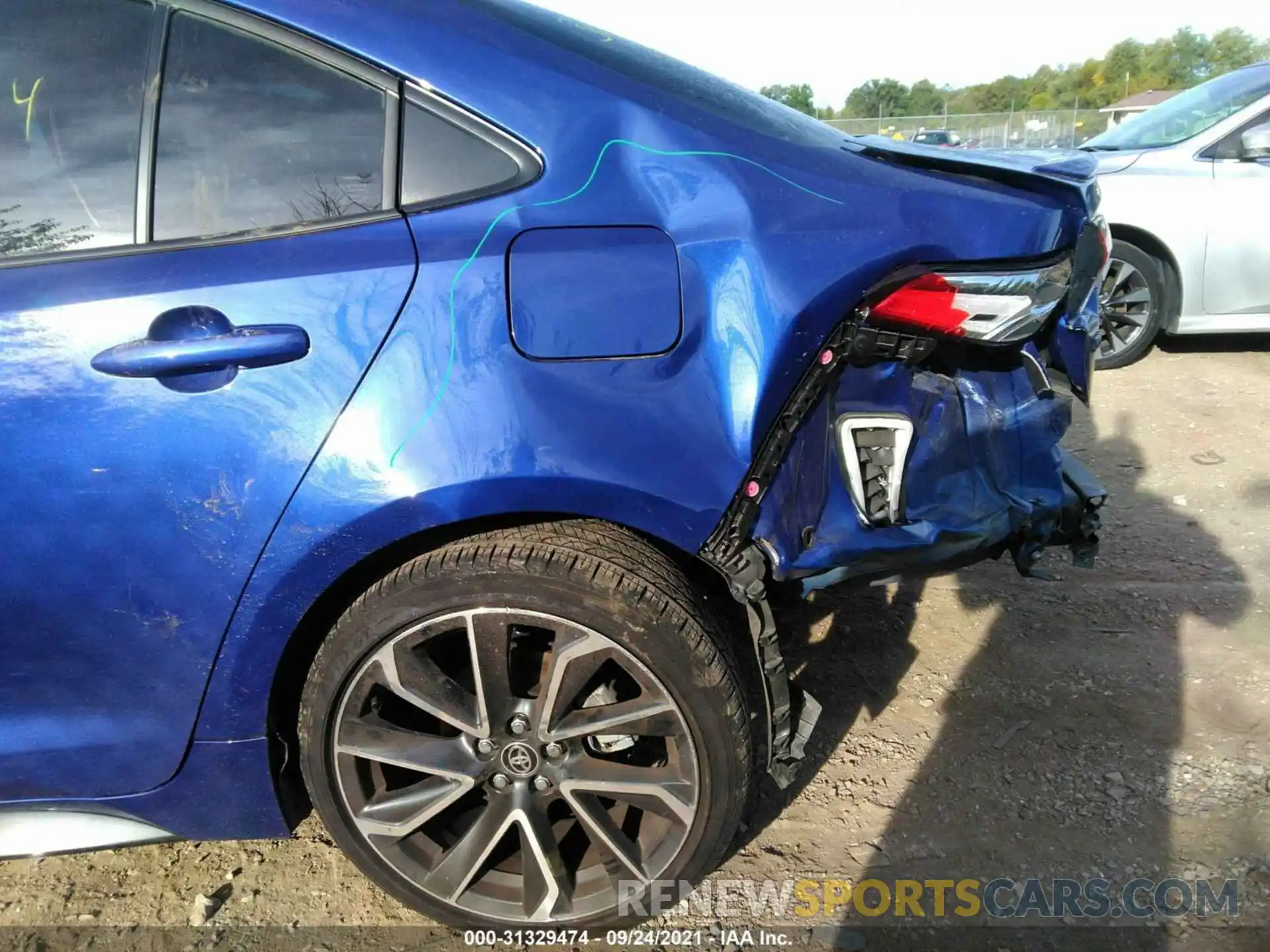 12 Photograph of a damaged car JTDS4MCE4MJ073805 TOYOTA COROLLA 2021