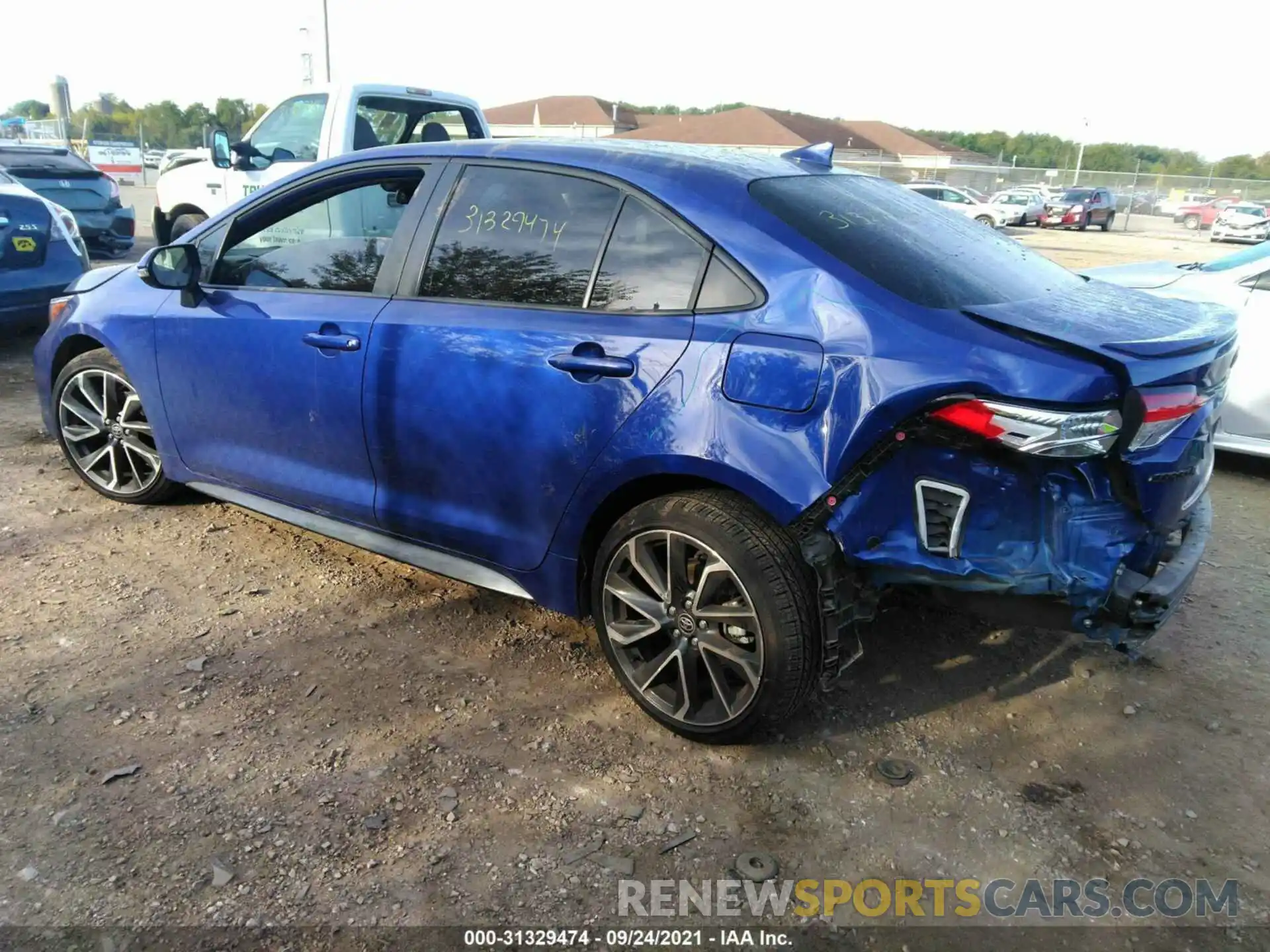 3 Photograph of a damaged car JTDS4MCE4MJ073805 TOYOTA COROLLA 2021