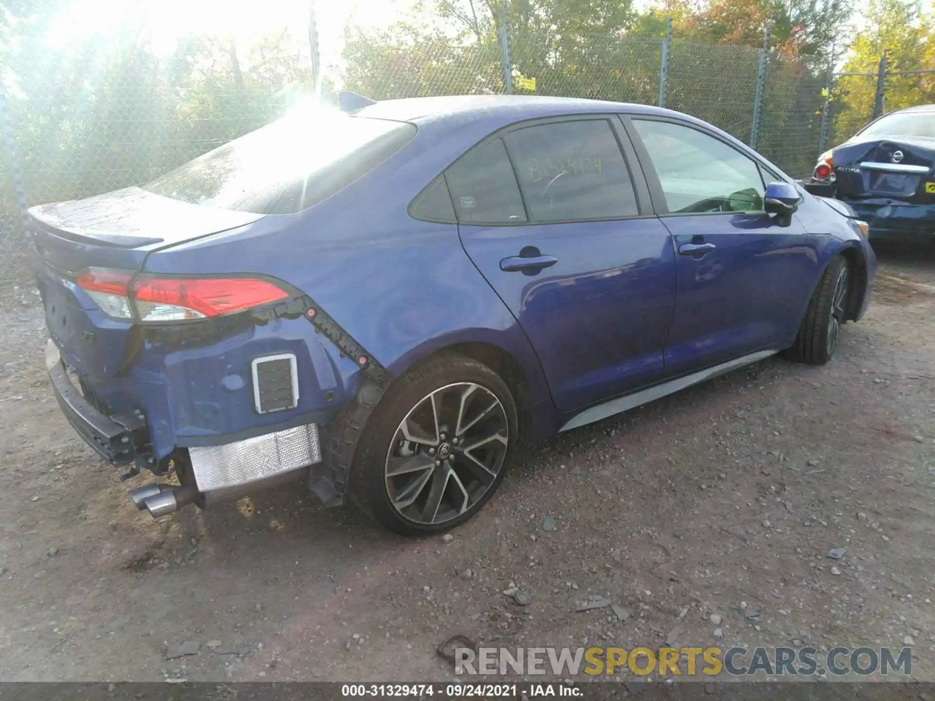 4 Photograph of a damaged car JTDS4MCE4MJ073805 TOYOTA COROLLA 2021