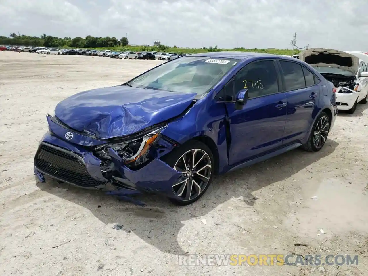 2 Photograph of a damaged car JTDS4MCE4MJ074839 TOYOTA COROLLA 2021