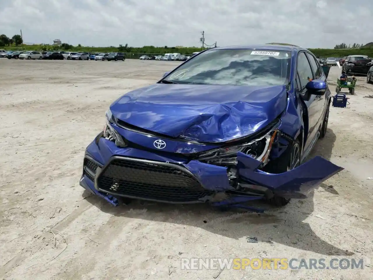 9 Photograph of a damaged car JTDS4MCE4MJ074839 TOYOTA COROLLA 2021