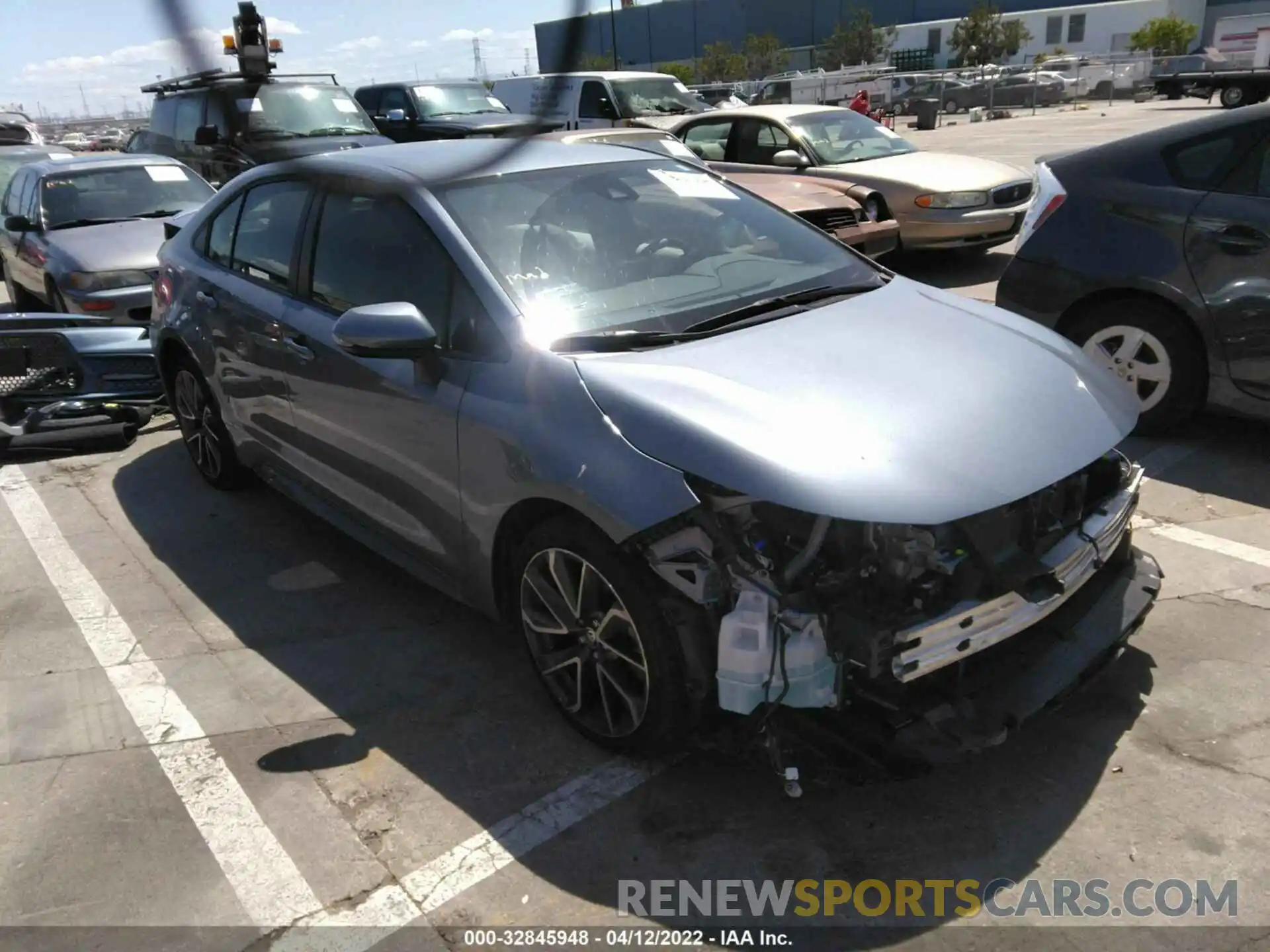 1 Photograph of a damaged car JTDS4MCE4MJ074923 TOYOTA COROLLA 2021