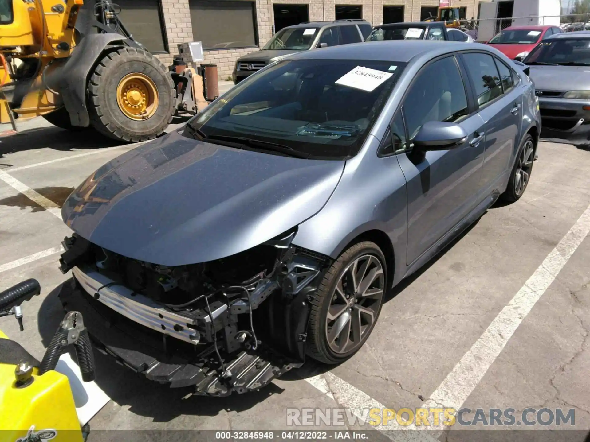 2 Photograph of a damaged car JTDS4MCE4MJ074923 TOYOTA COROLLA 2021