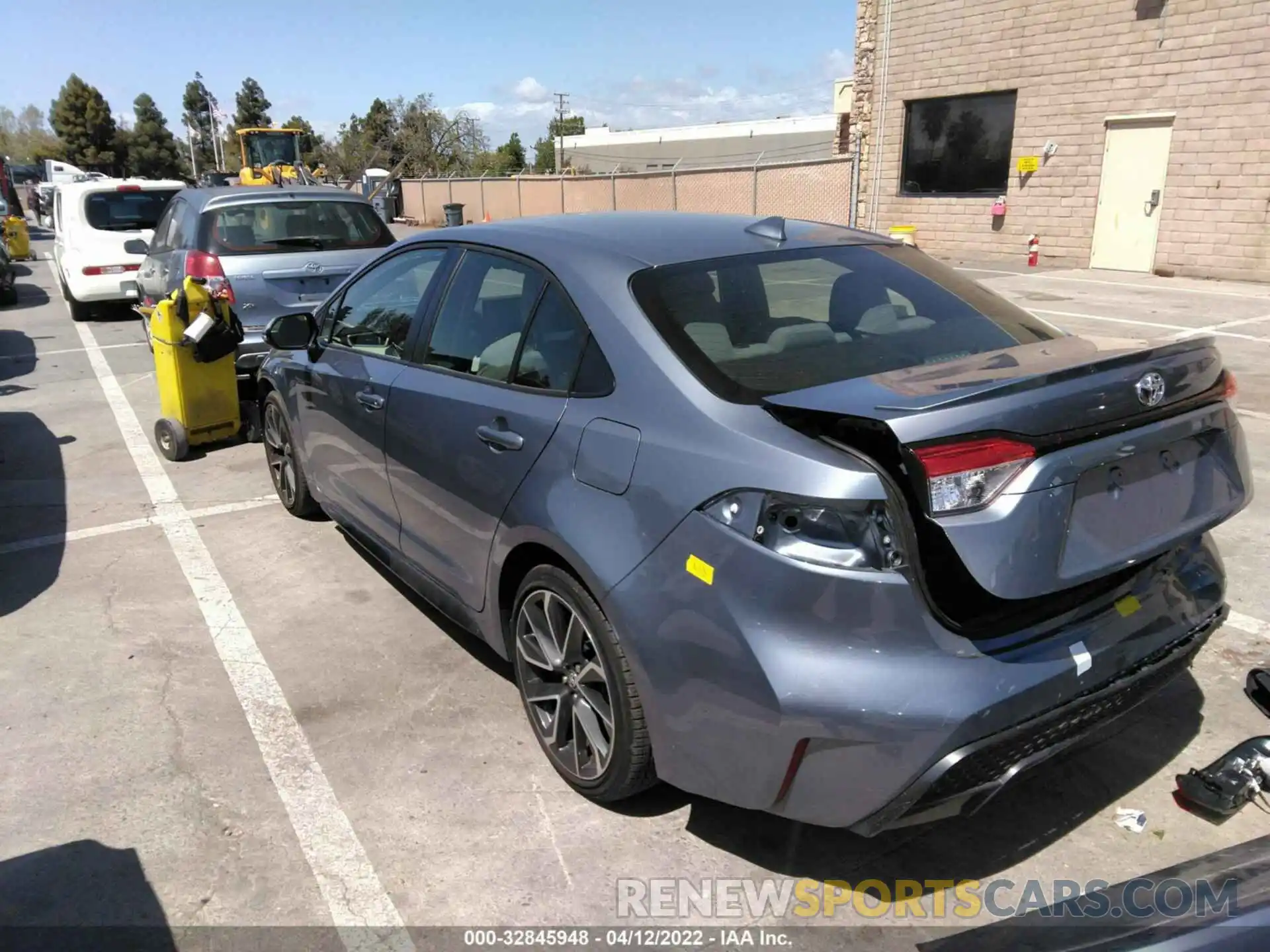 3 Photograph of a damaged car JTDS4MCE4MJ074923 TOYOTA COROLLA 2021