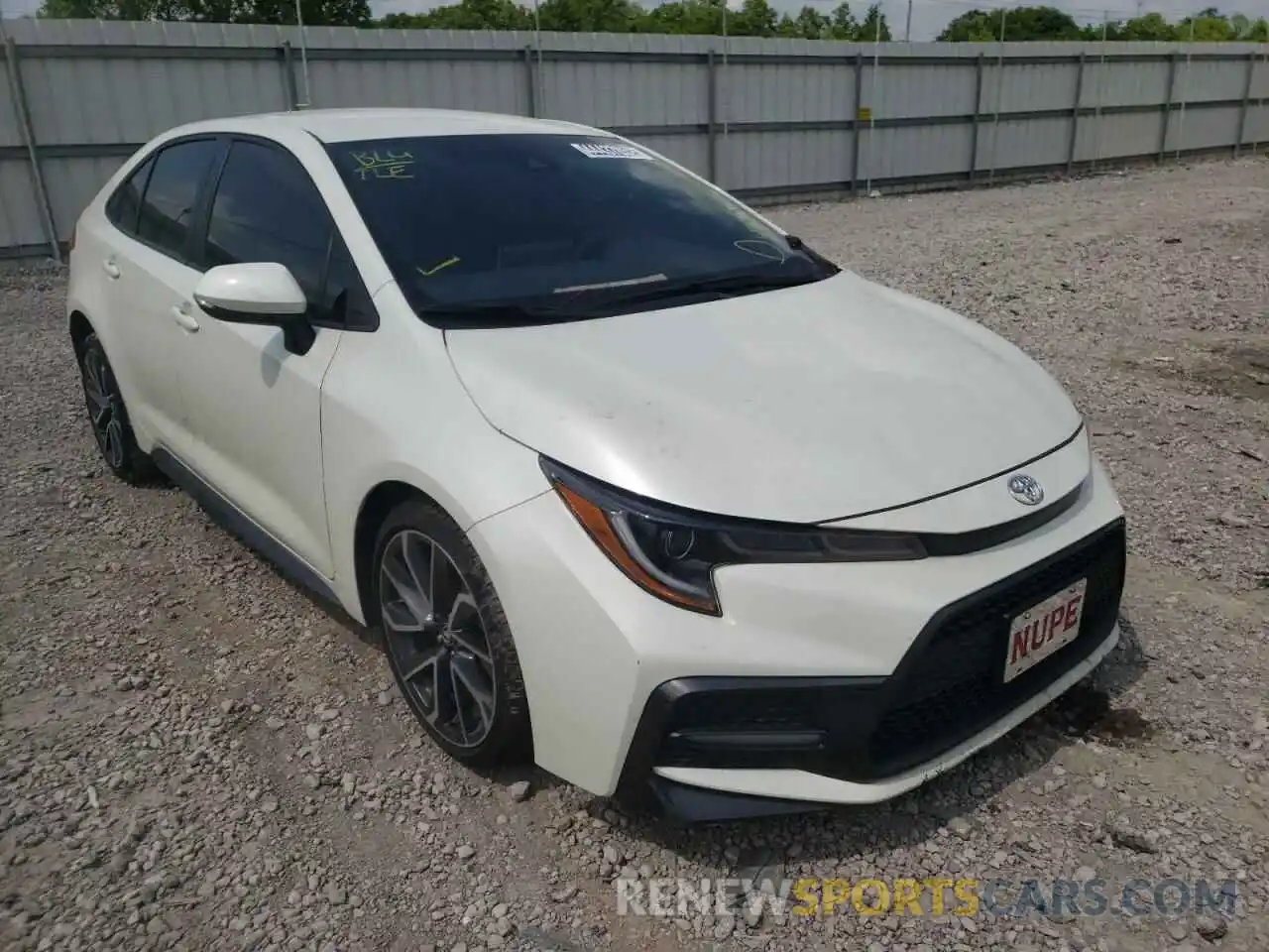 1 Photograph of a damaged car JTDS4MCE4MJ075831 TOYOTA COROLLA 2021