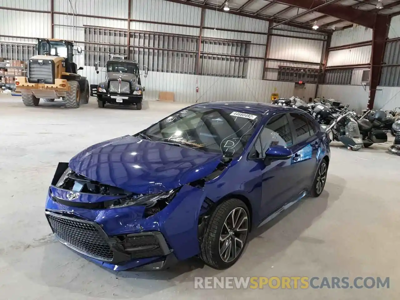 2 Photograph of a damaged car JTDS4MCE4MJ075909 TOYOTA COROLLA 2021